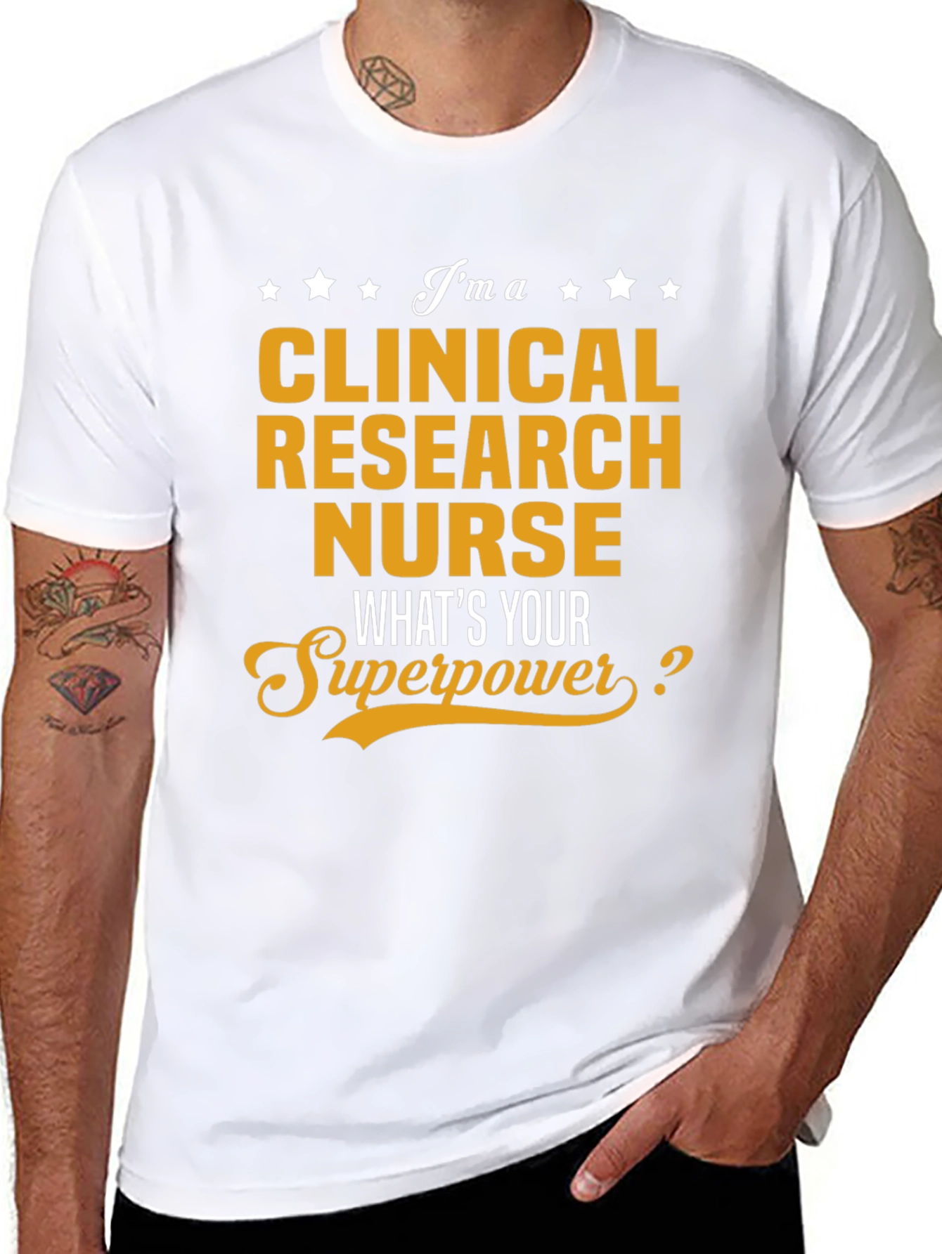 Clinical Research Nurse Superpower T-Shirt