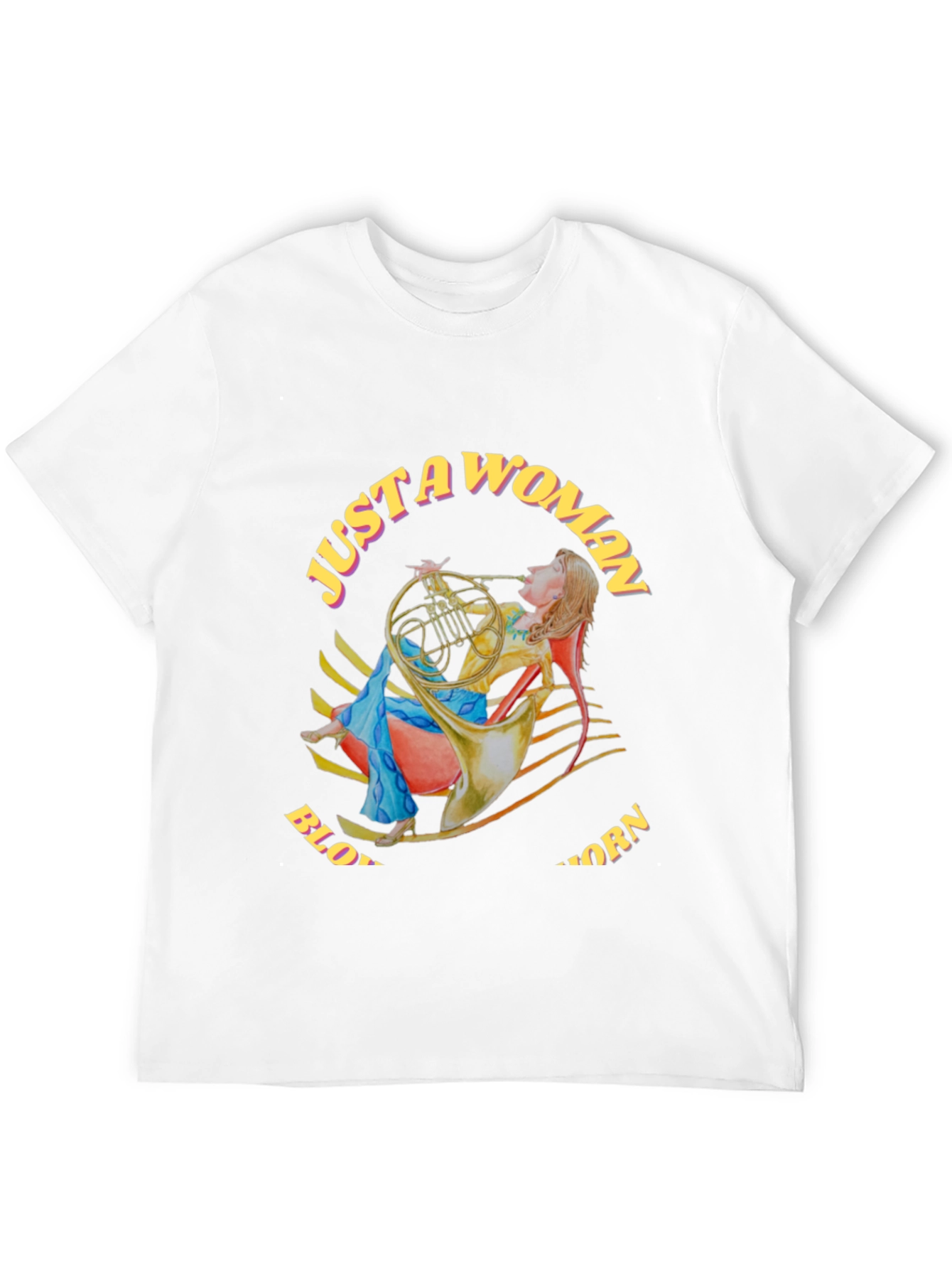 Just A Woman Blowing A Horn T-Shirt
