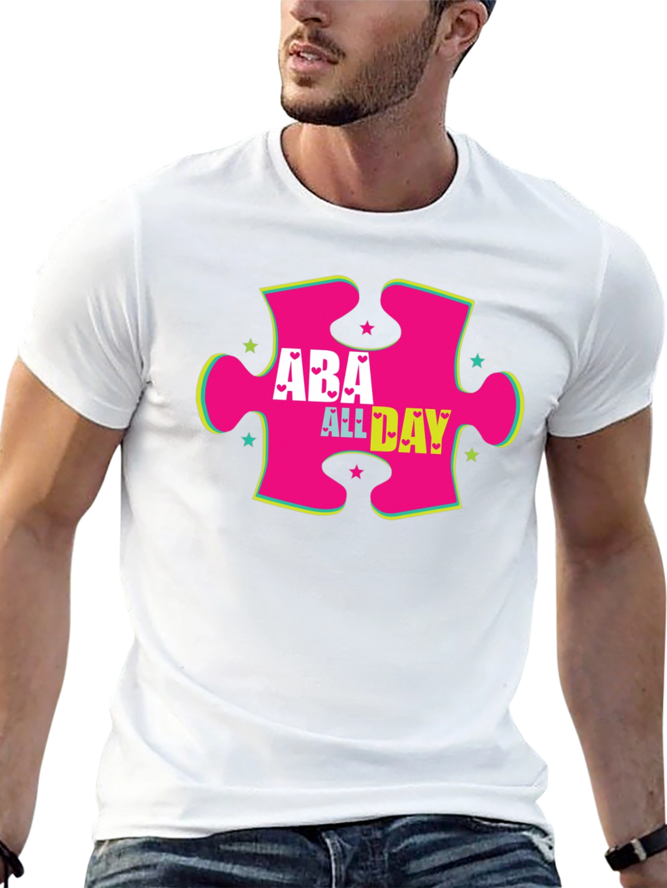 ABA All Day Autism Awareness T-Shirt
