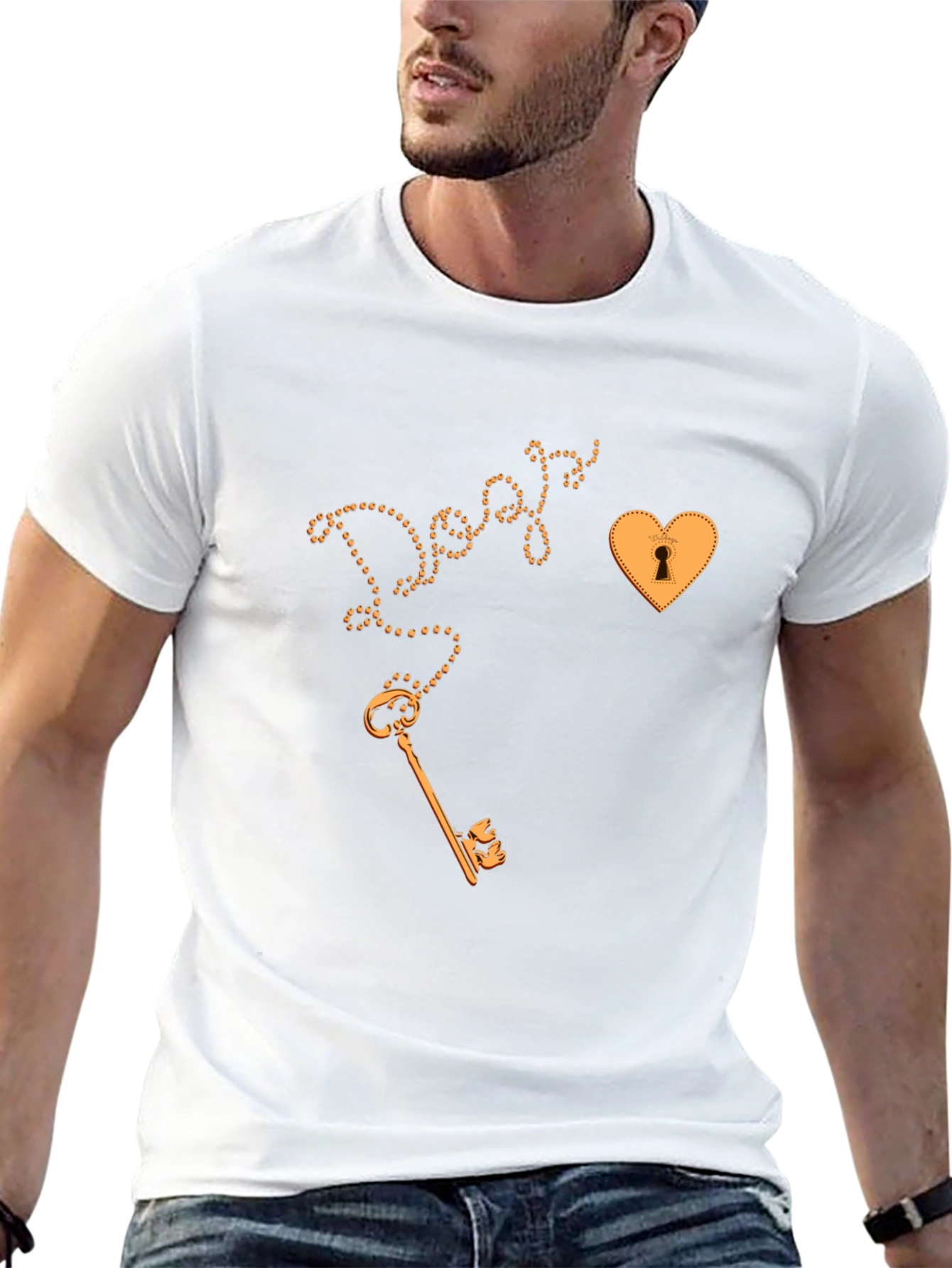 Key to My Heart Graphic Tee - Black