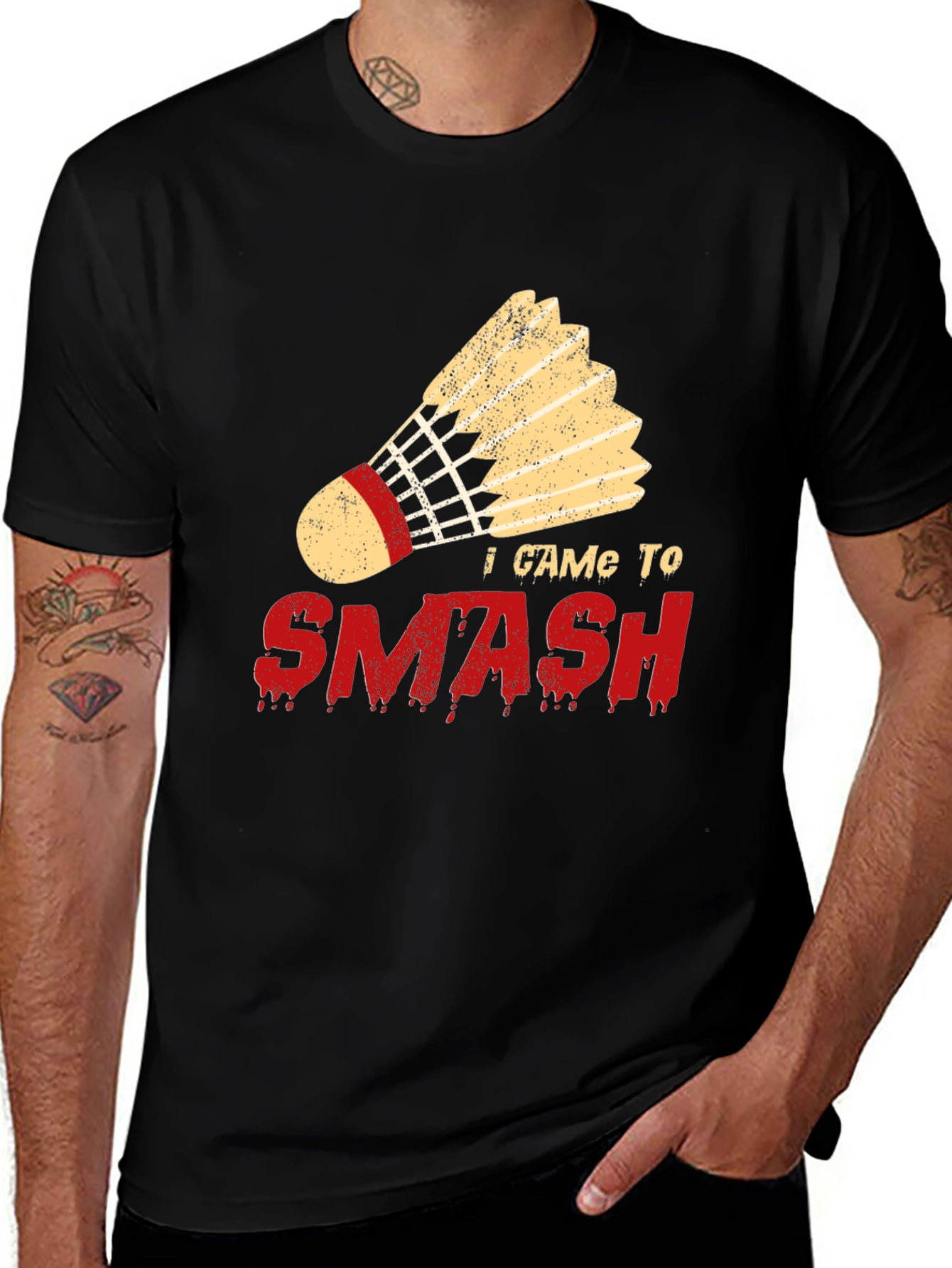 I Came To Smash Badminton T-Shirt
