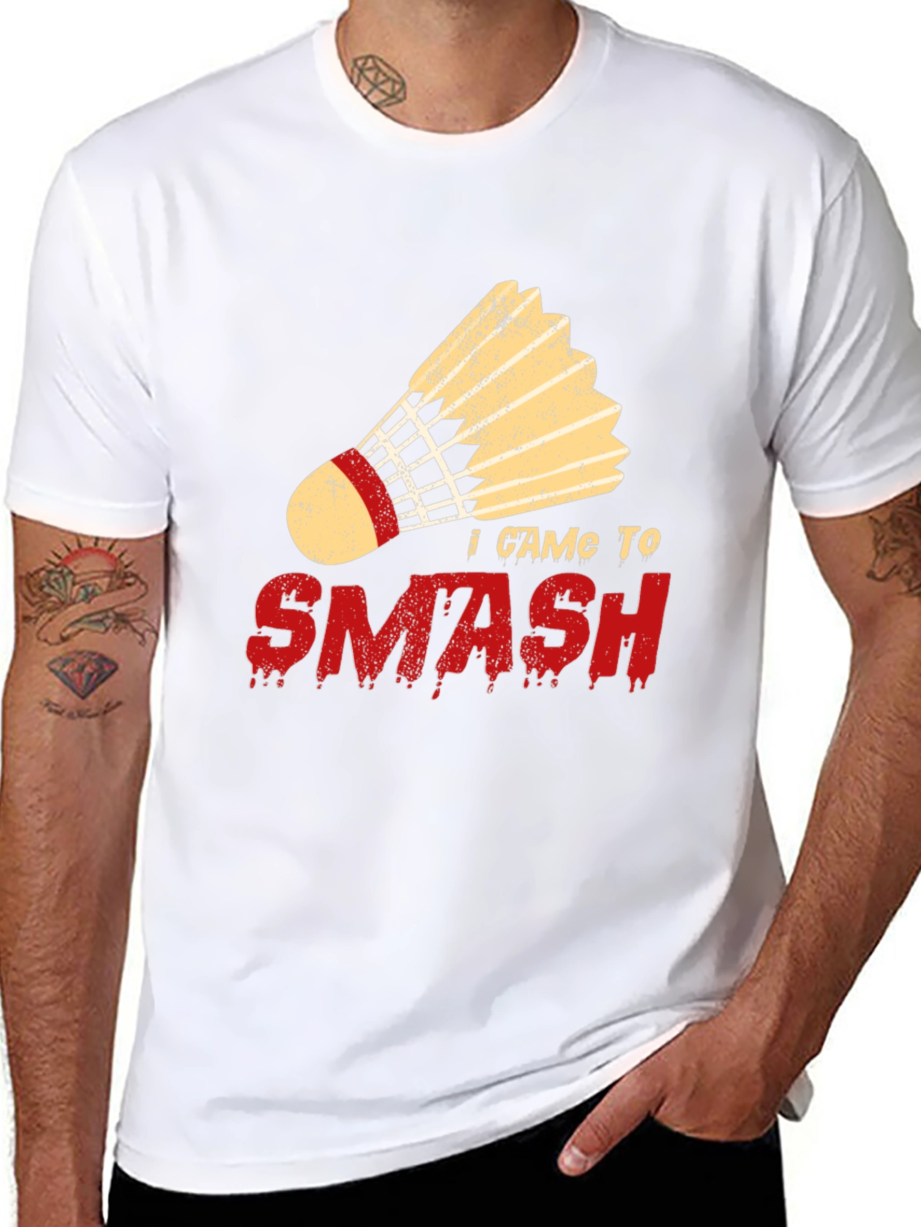 I Came To Smash Badminton T-Shirt