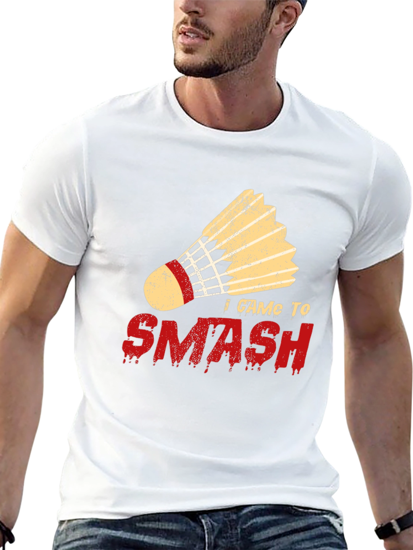 I Came To Smash Badminton T-Shirt