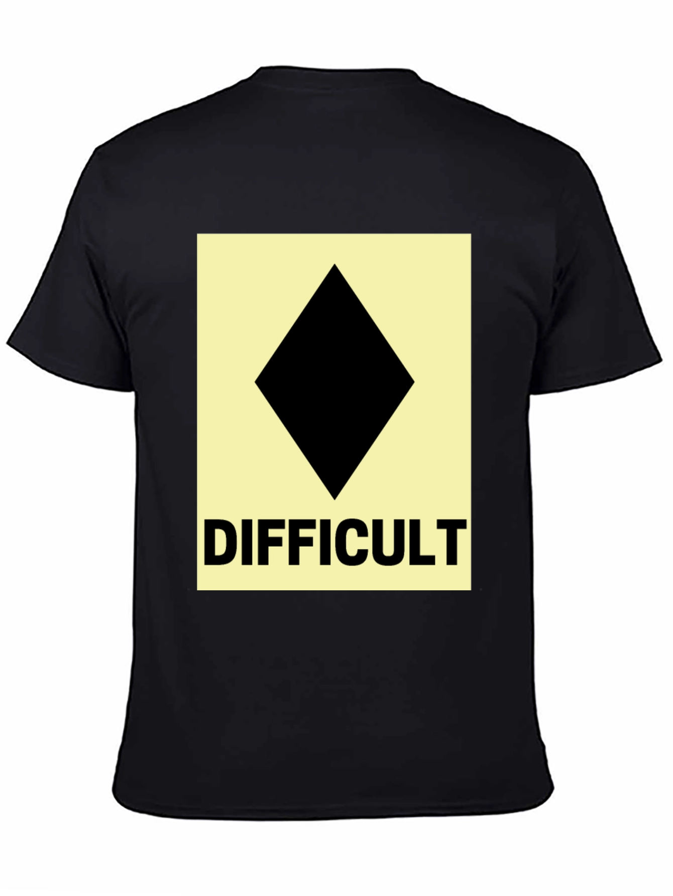 Difficult Ski Run Diamond Tee