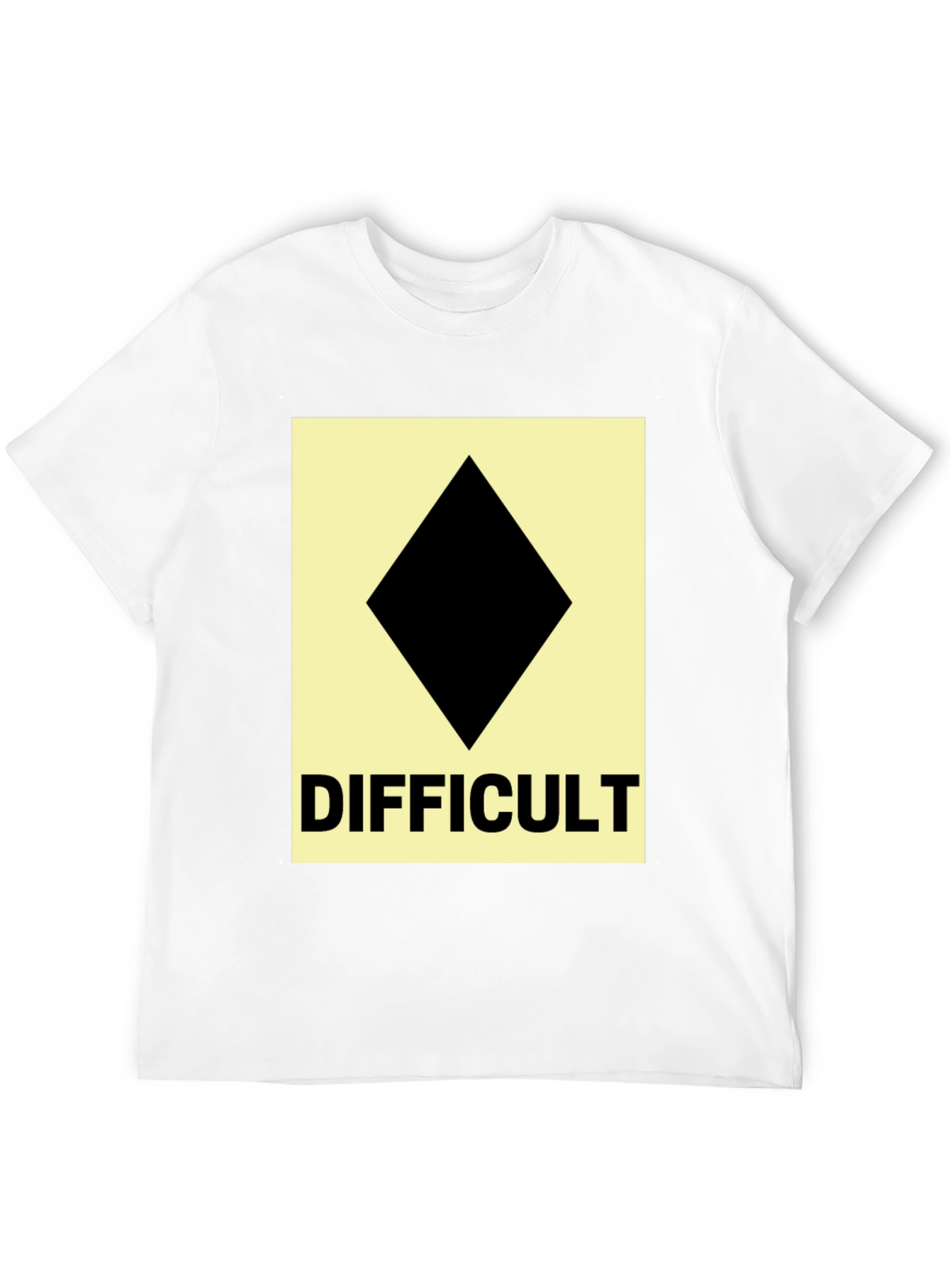 Difficult Ski Run Diamond Tee