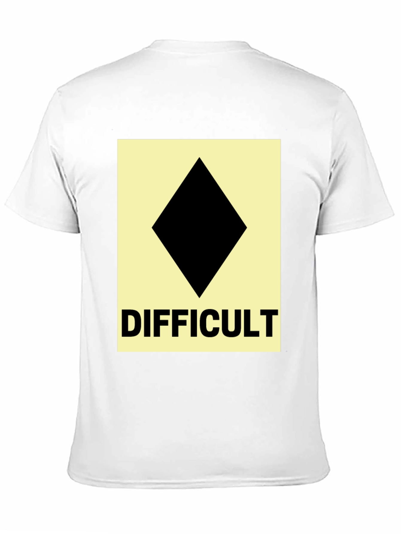 Difficult Ski Run Diamond Tee