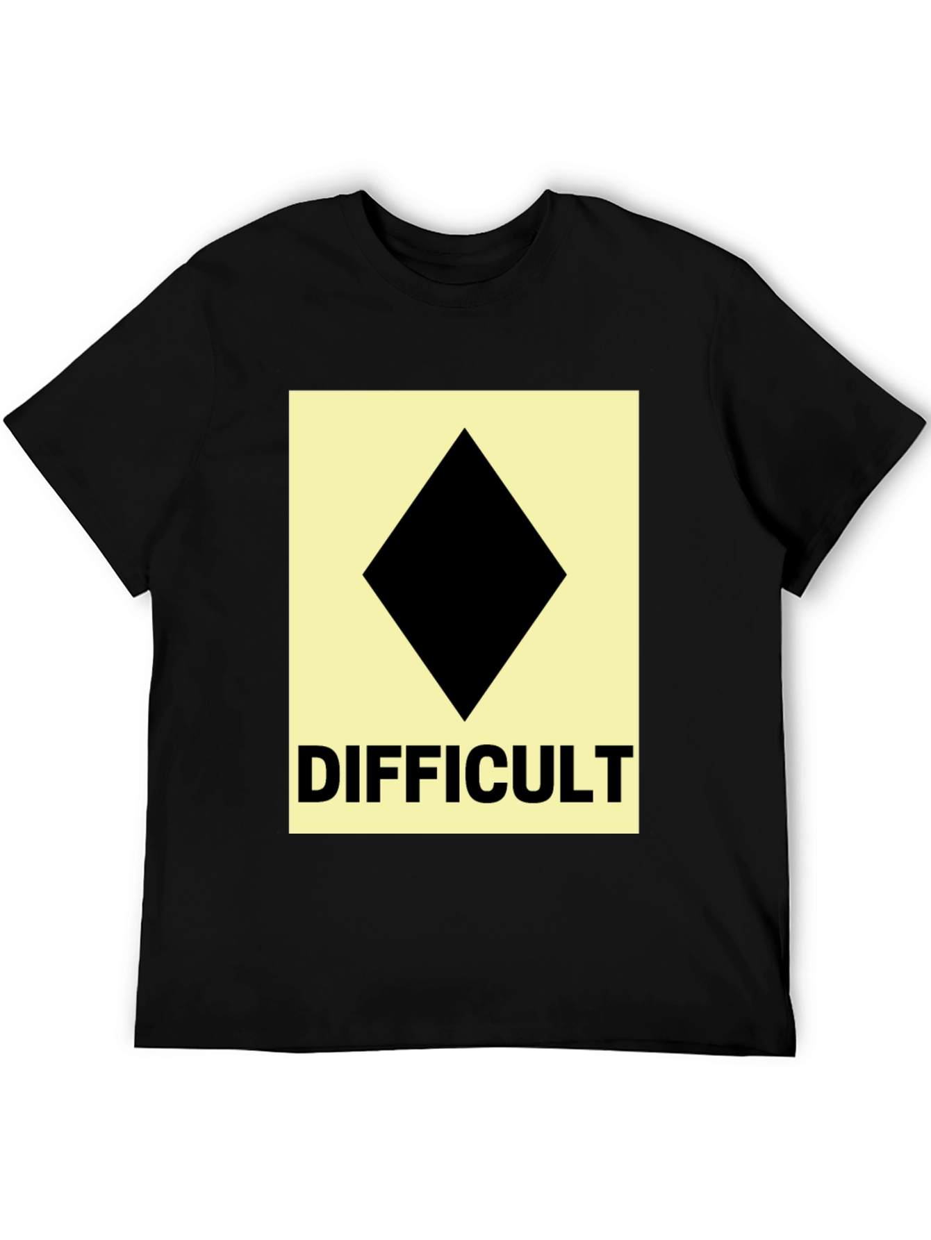 Difficult Ski Run Diamond Tee