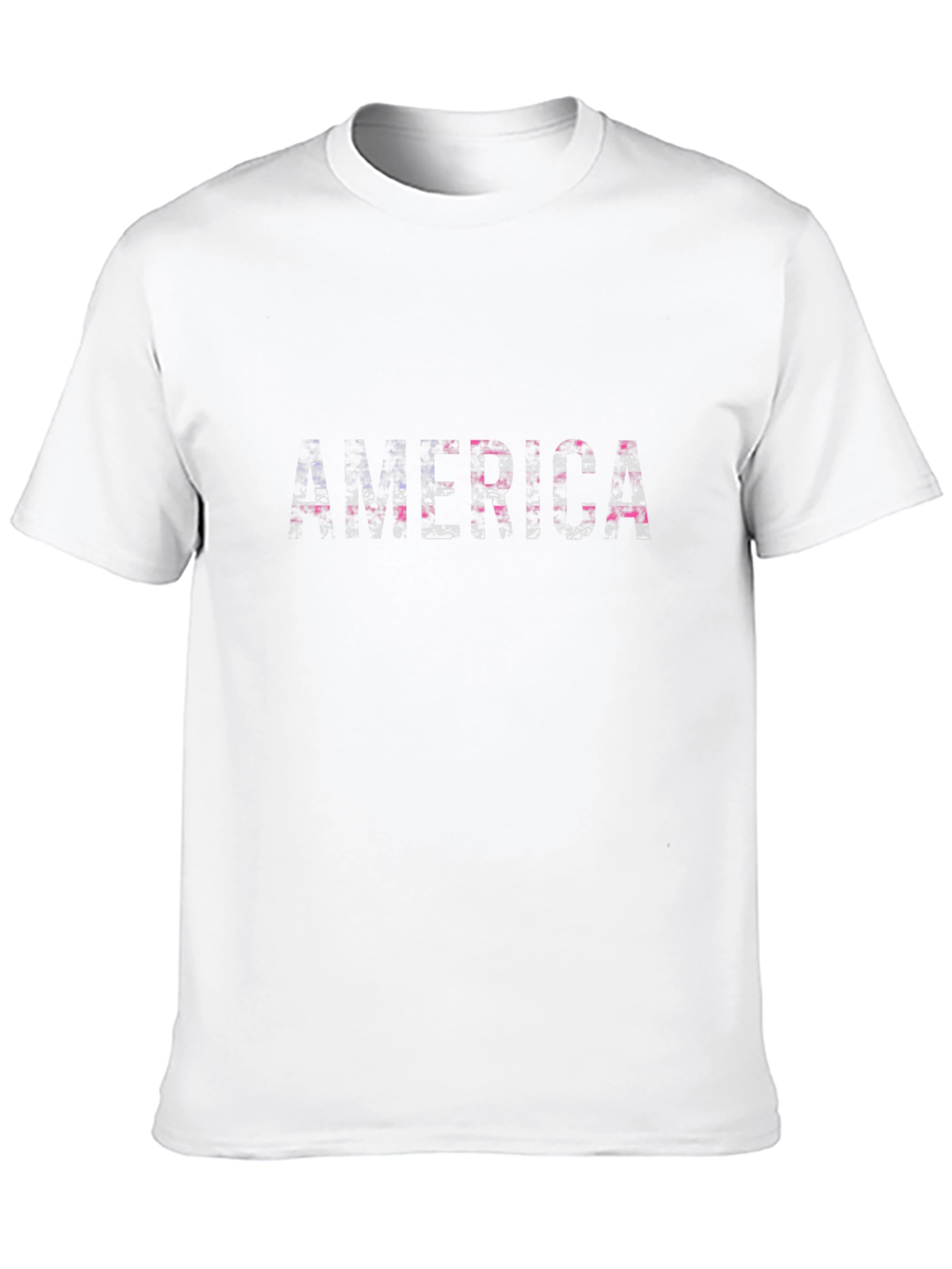 America Patriotic Graphic Print Mens T-Shirt