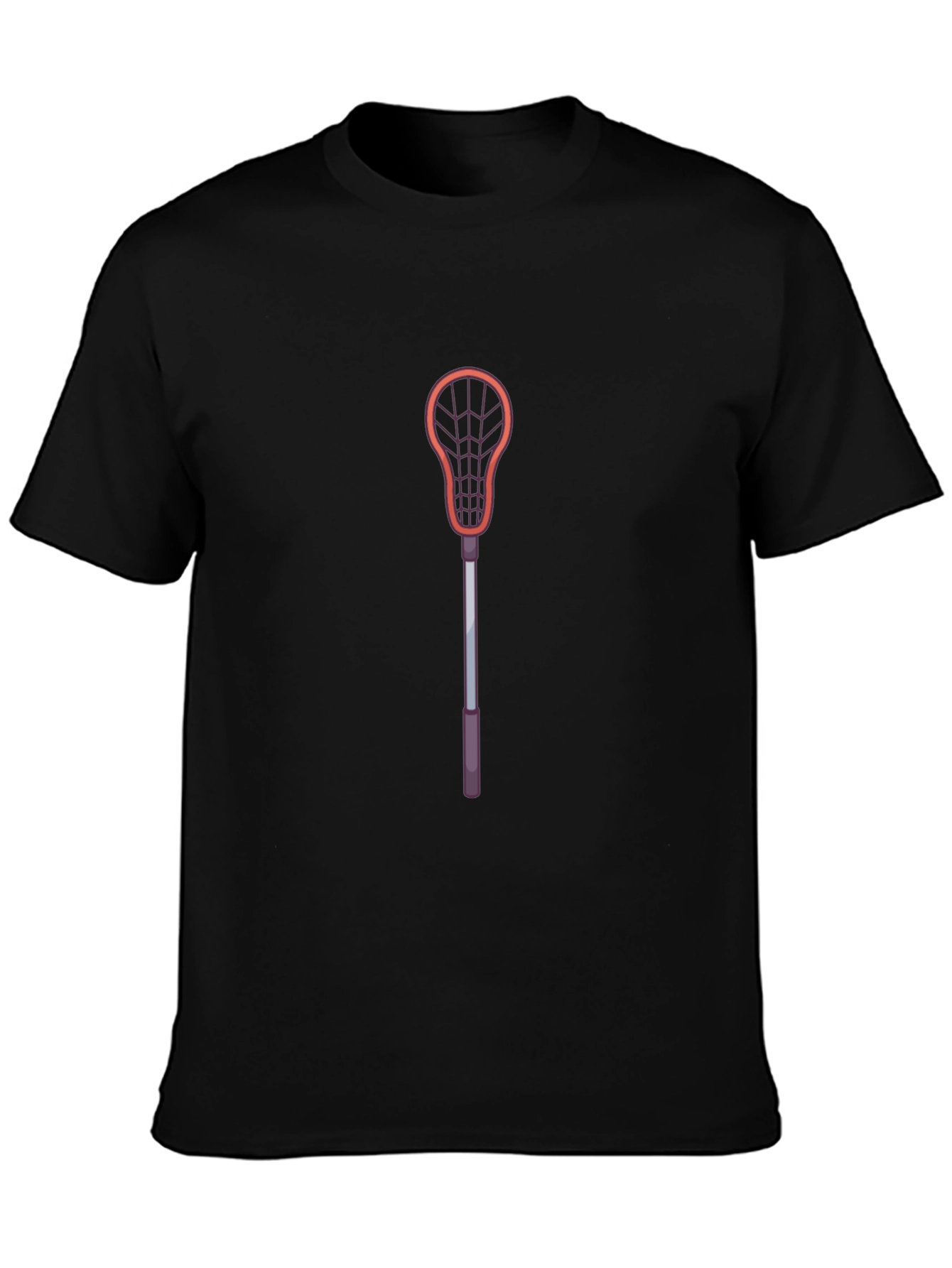 Lacrosse Stick Graphic Tee - Sporty Casual Style