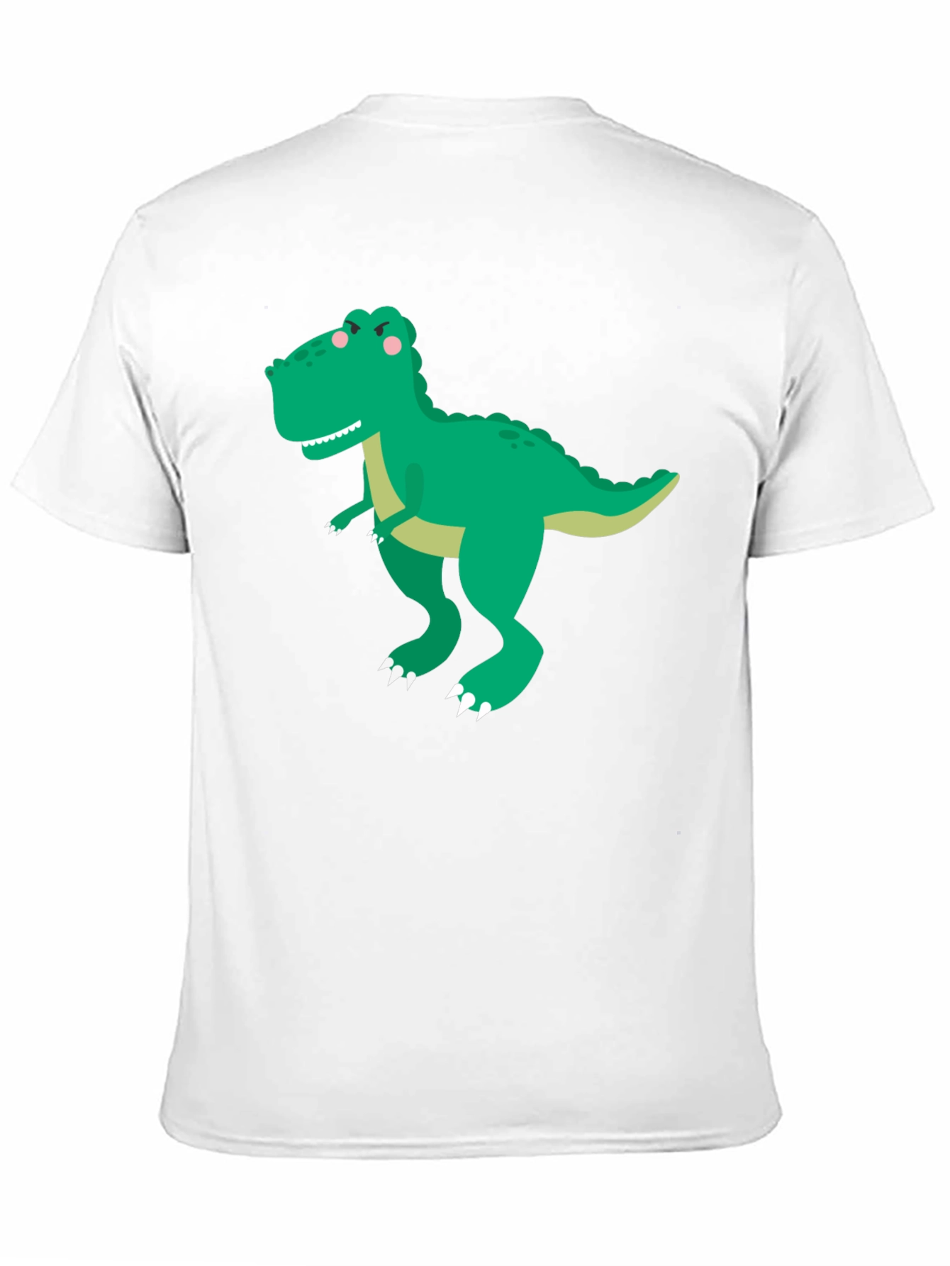 Dinosaur Graphic Tee - Classic Black Cotton T-Shirt