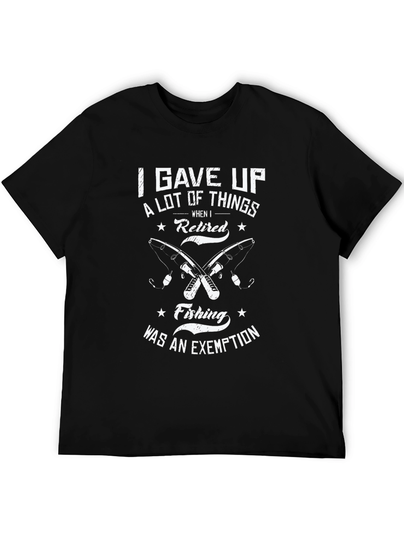 Retired Fishing T-Shirt - Fishermans Exemption