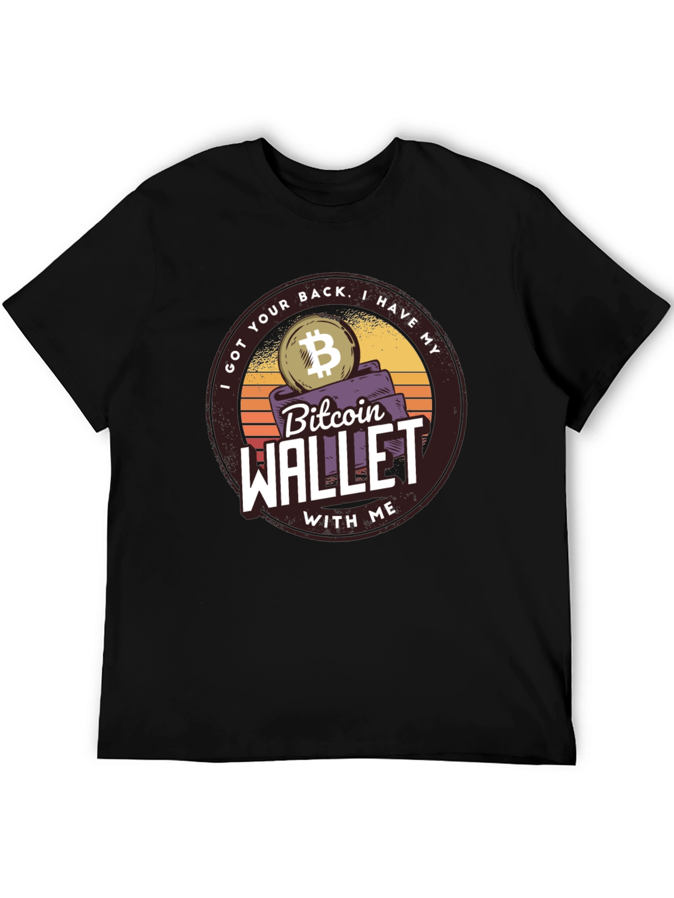 Bitcoin Wallet Graphic T-Shirt - Crypto Tee