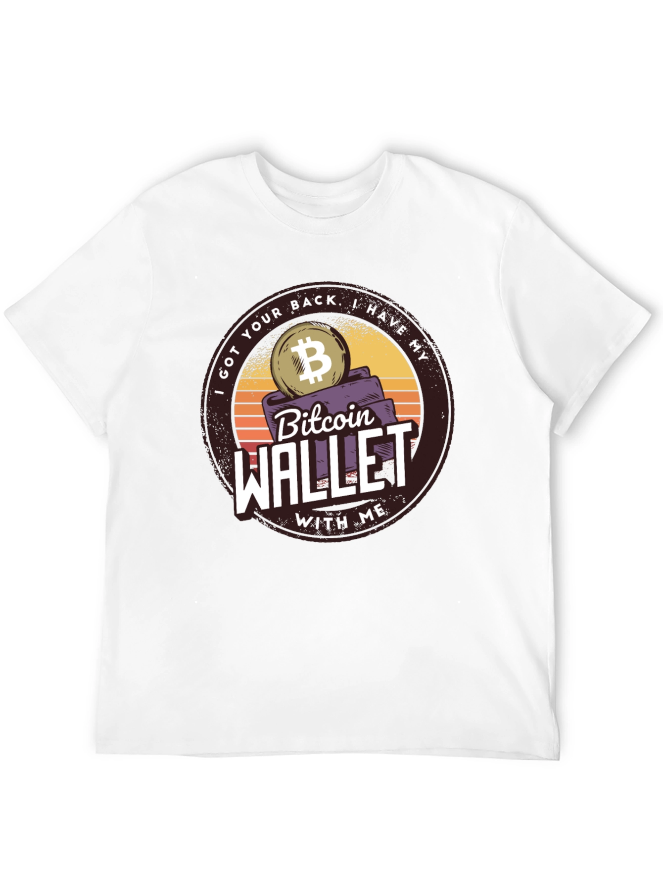 Bitcoin Wallet Graphic T-Shirt - Crypto Tee