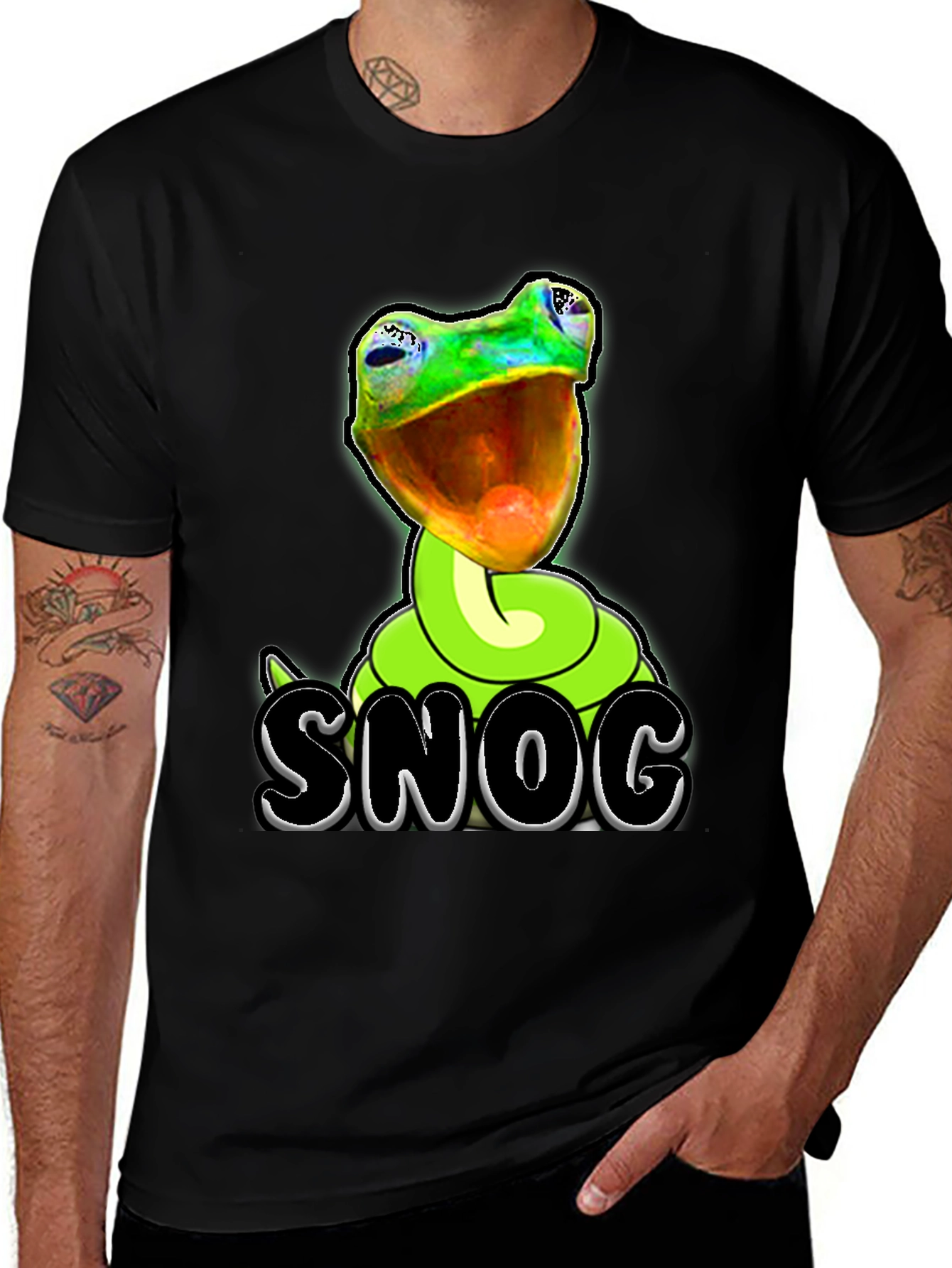 Snog Frog T-Shirt - Funny Graphic Tee