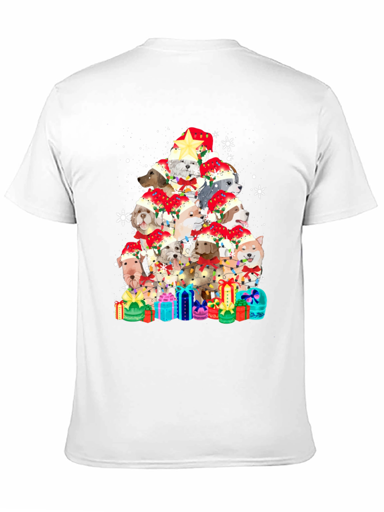 Dog Christmas Tree T-Shirt - Festive Holiday Apparel