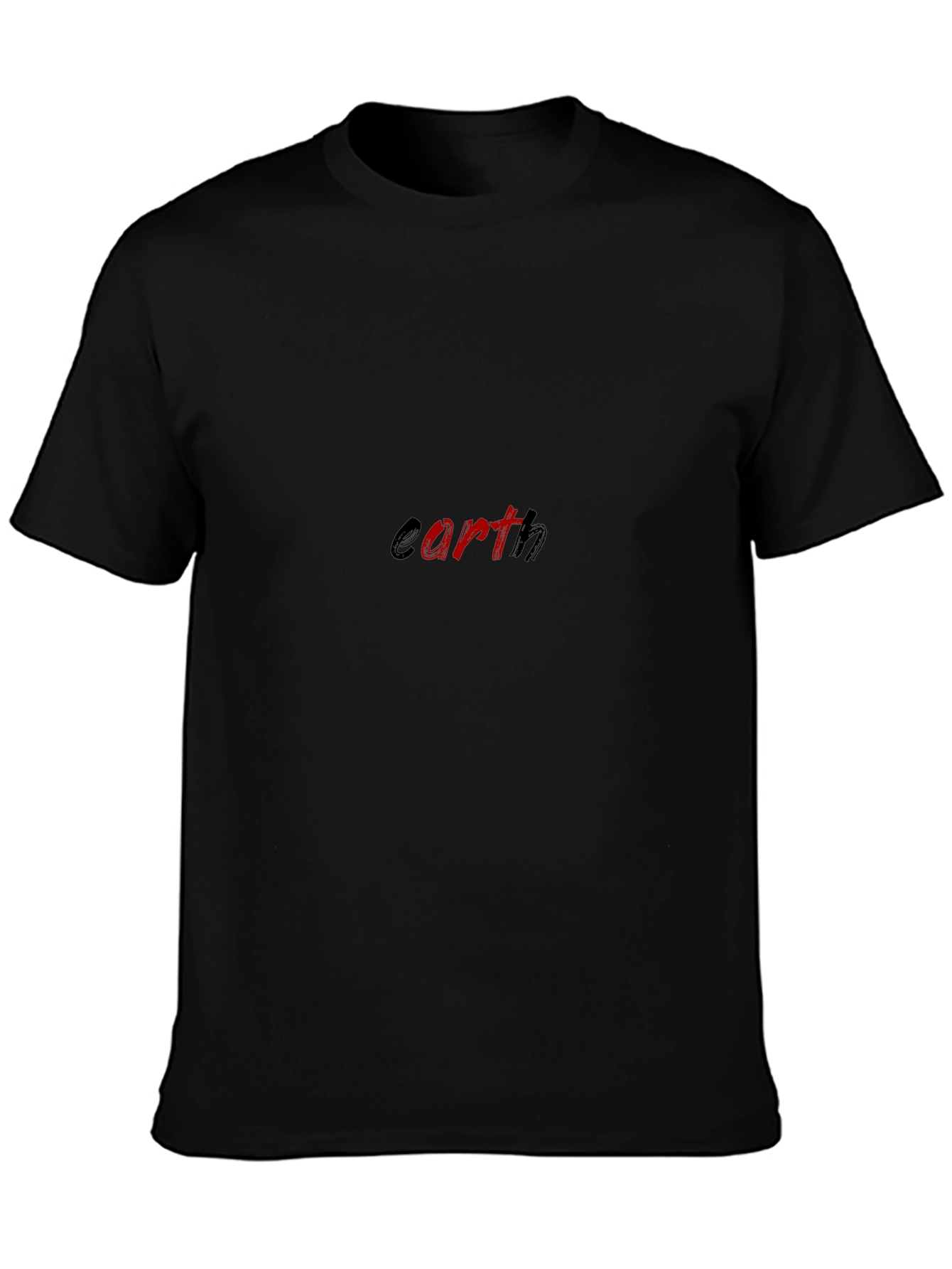 Earth Graphic Black T-Shirt