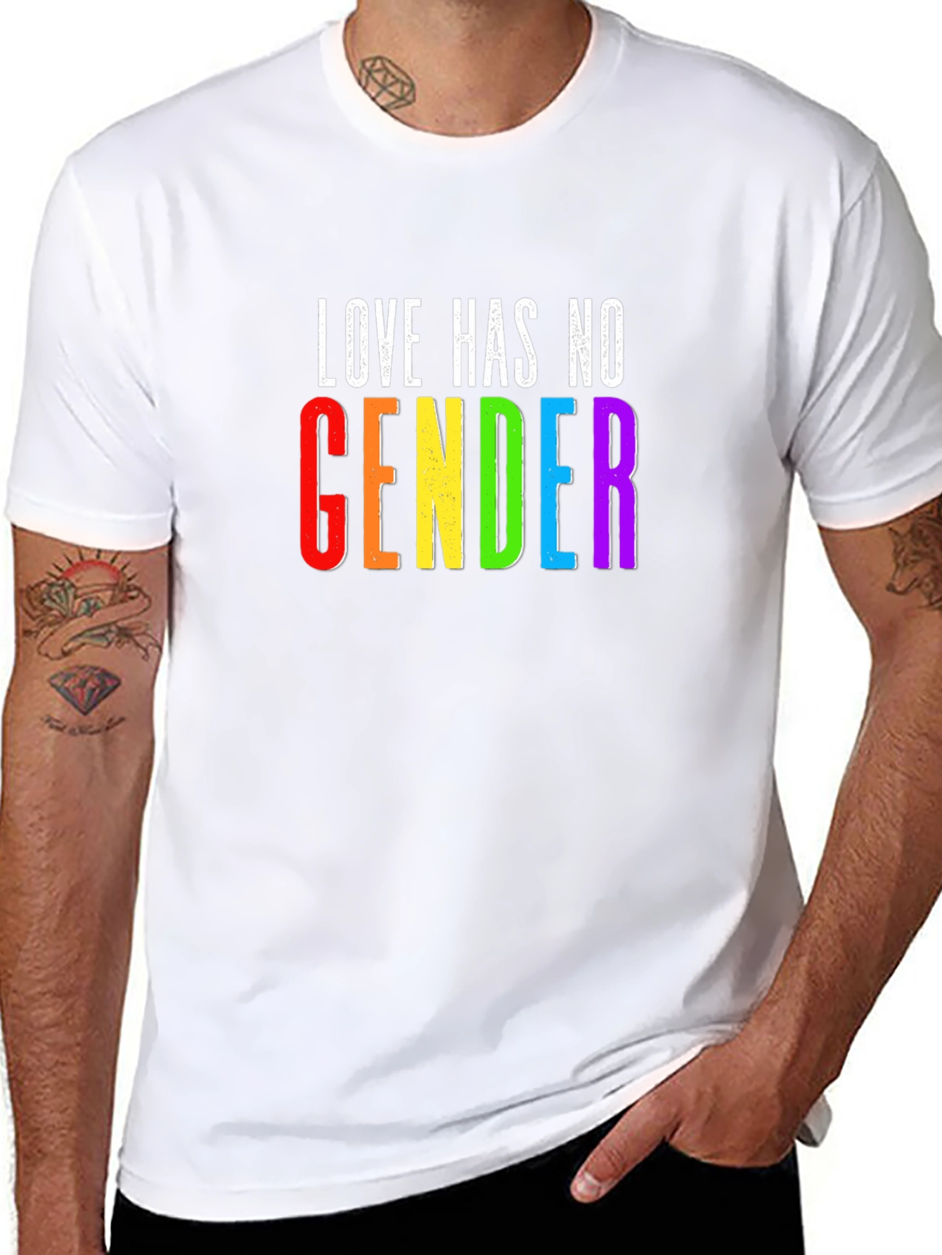 Love Has No Gender LGBTQ+ Pride T-Shirt