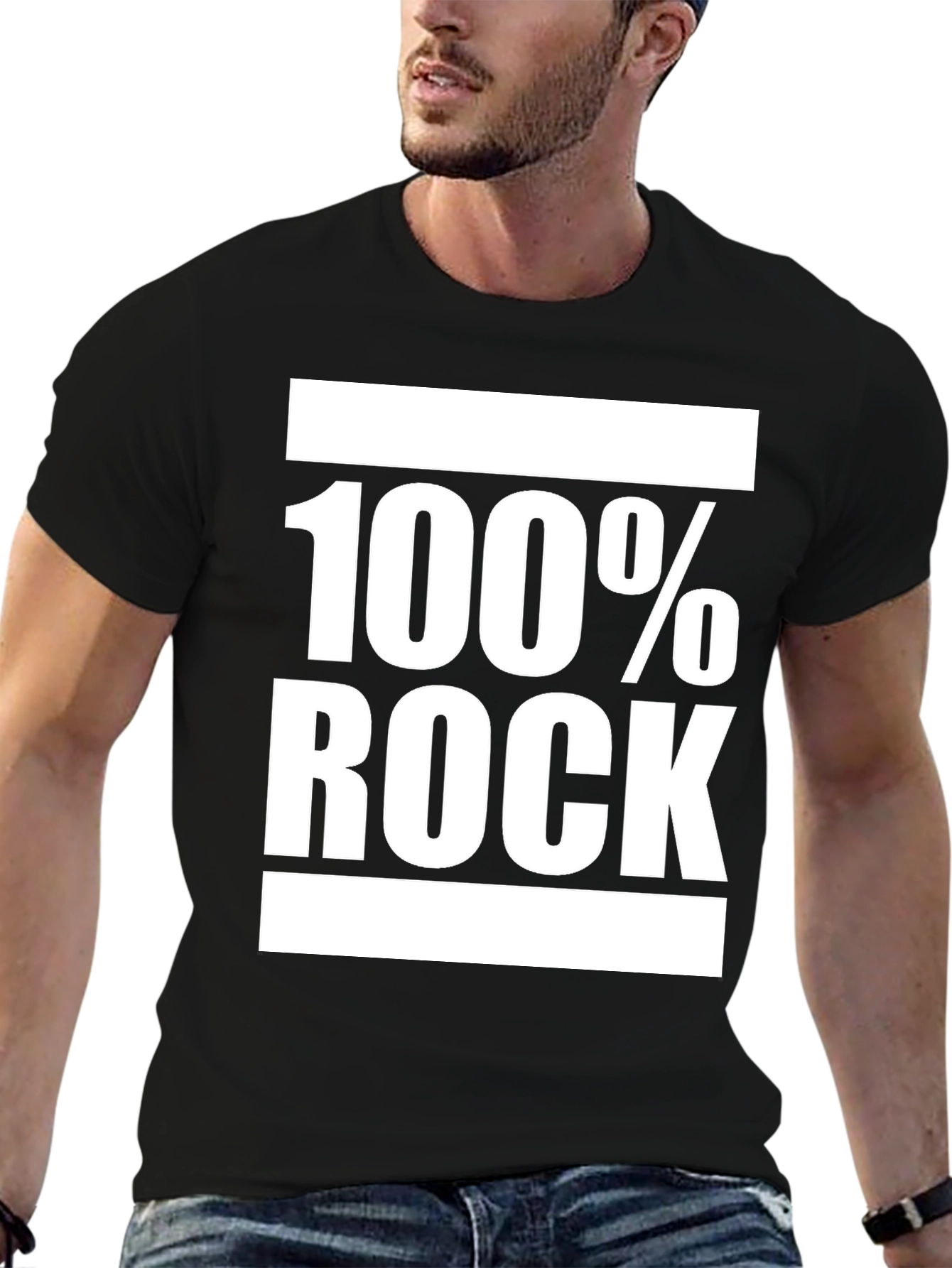 100% Rock Graphic Tee