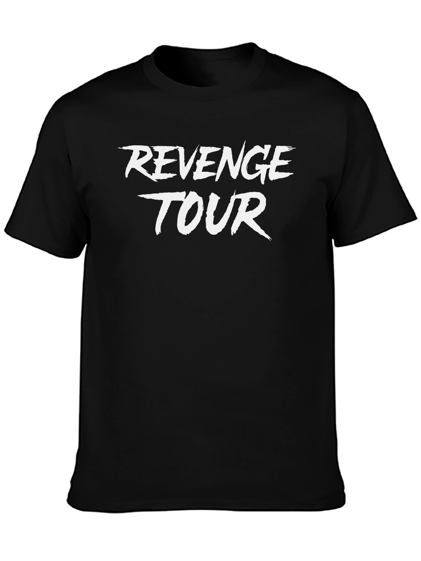 Revenge Tour Graphic Tee - Black Cotton T-Shirt