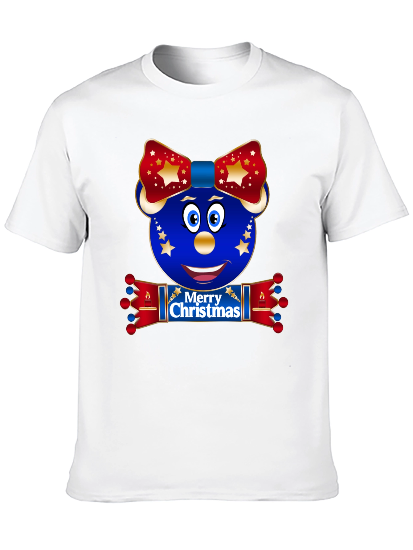 Festive Christmas Character Graphic T-Shirt