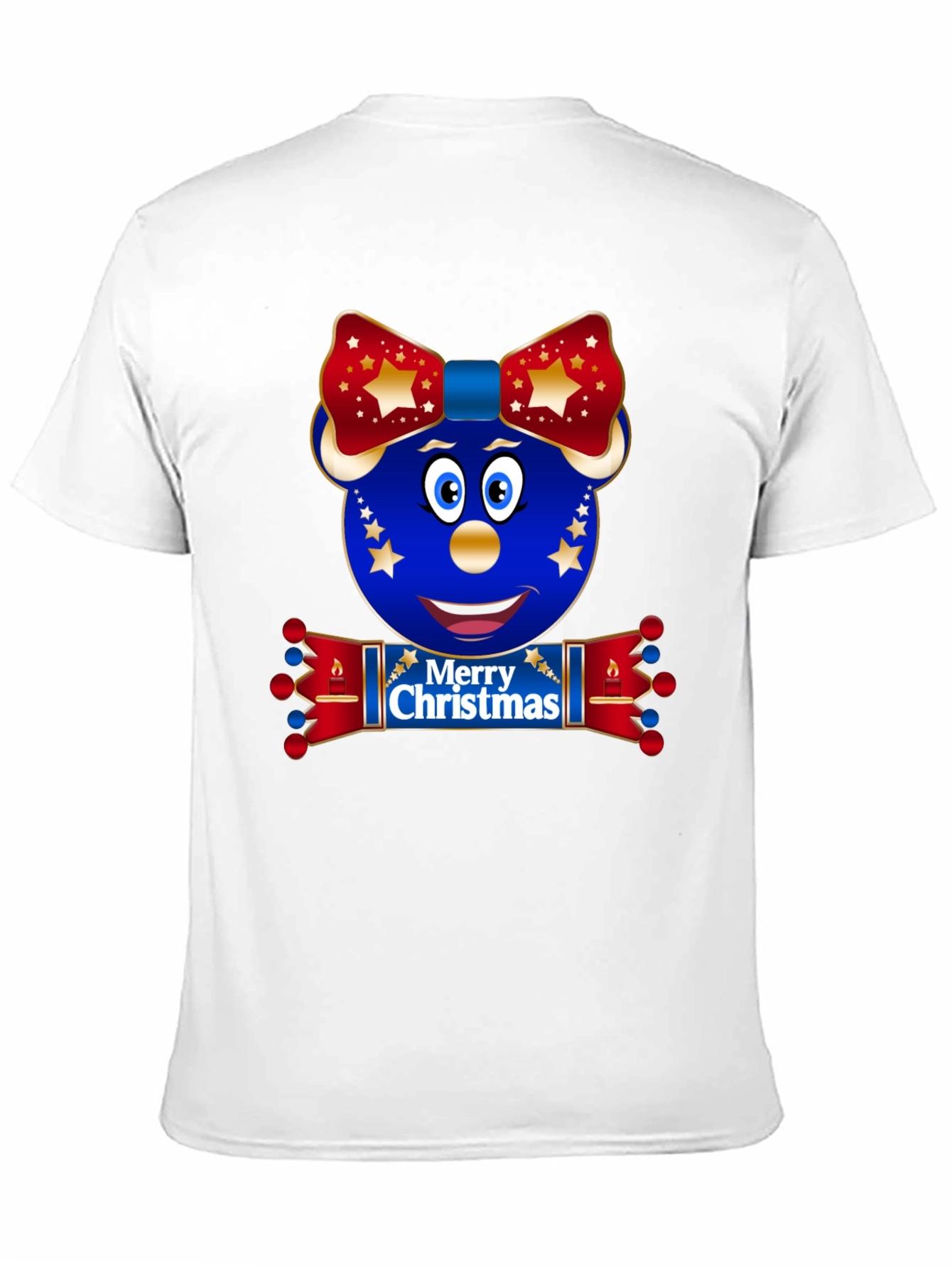 Festive Christmas Character Graphic T-Shirt