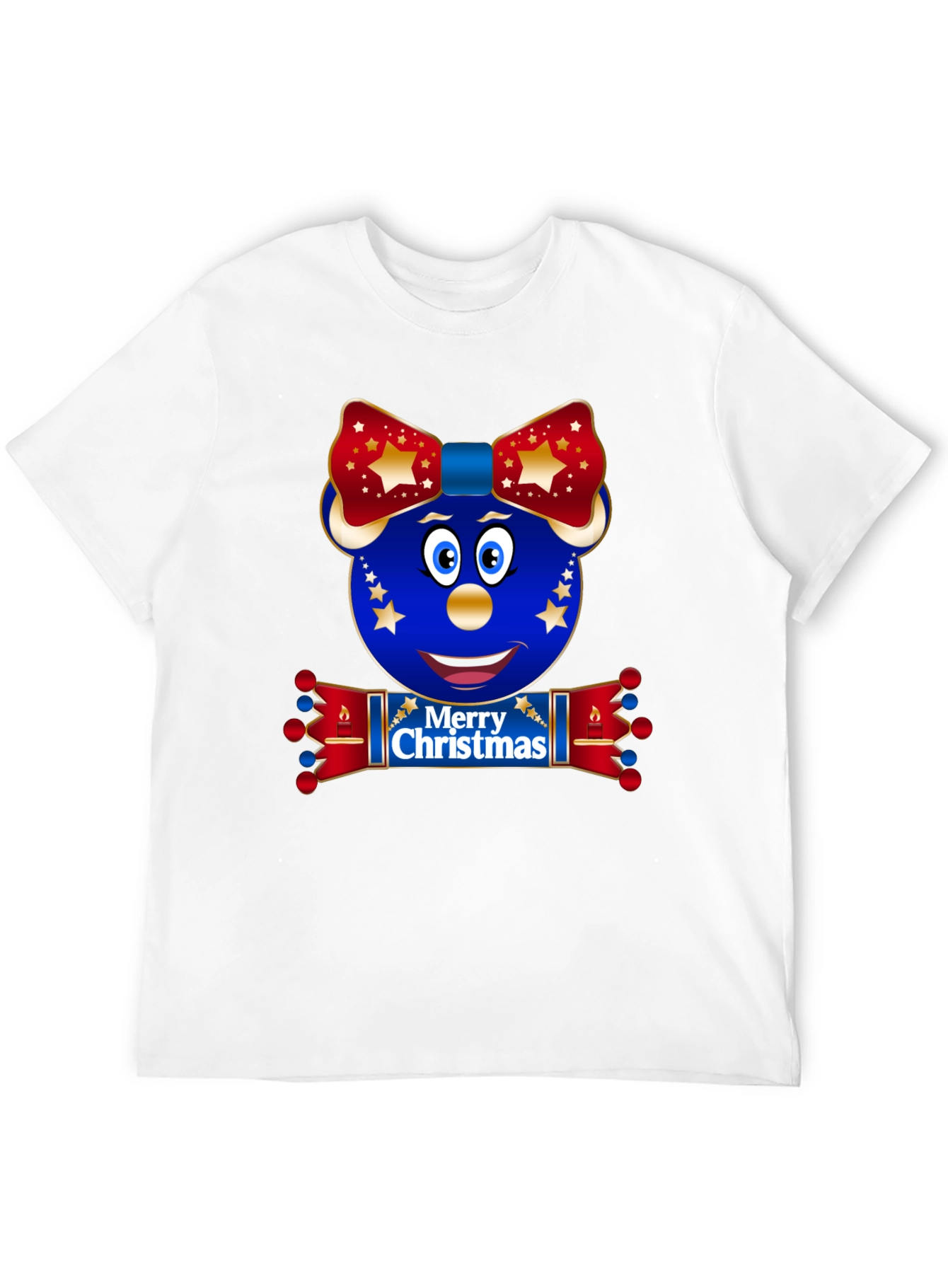 Festive Christmas Character Graphic T-Shirt