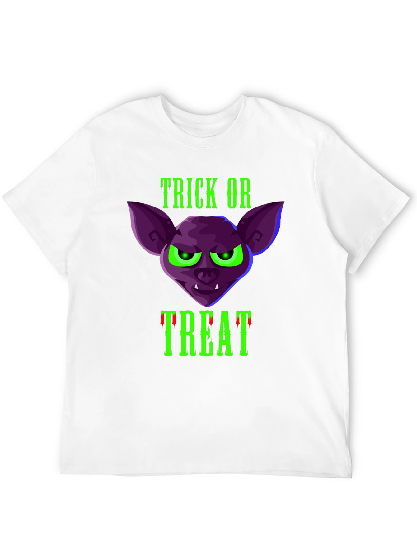 Trick or Treat Bat T-Shirt - Halloween Tee