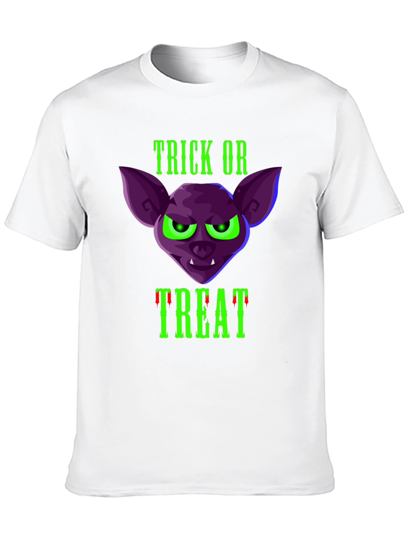 Trick or Treat Bat T-Shirt - Halloween Tee