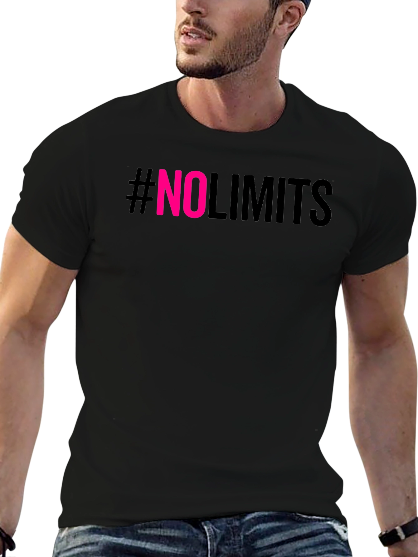 #NoLimits Graphic Print T-Shirt