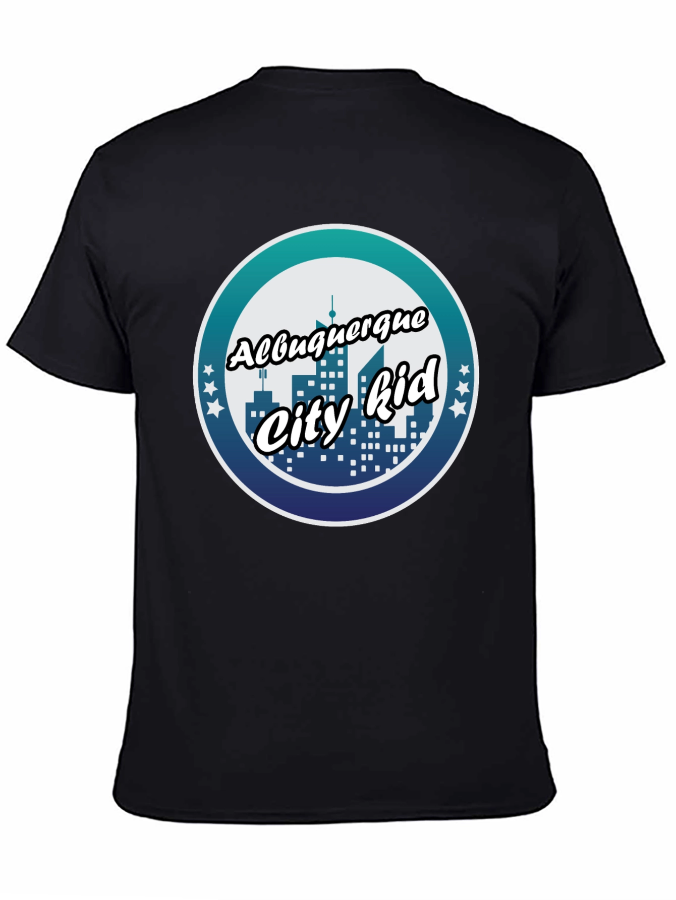 Albuquerque City Kid Black T-Shirt