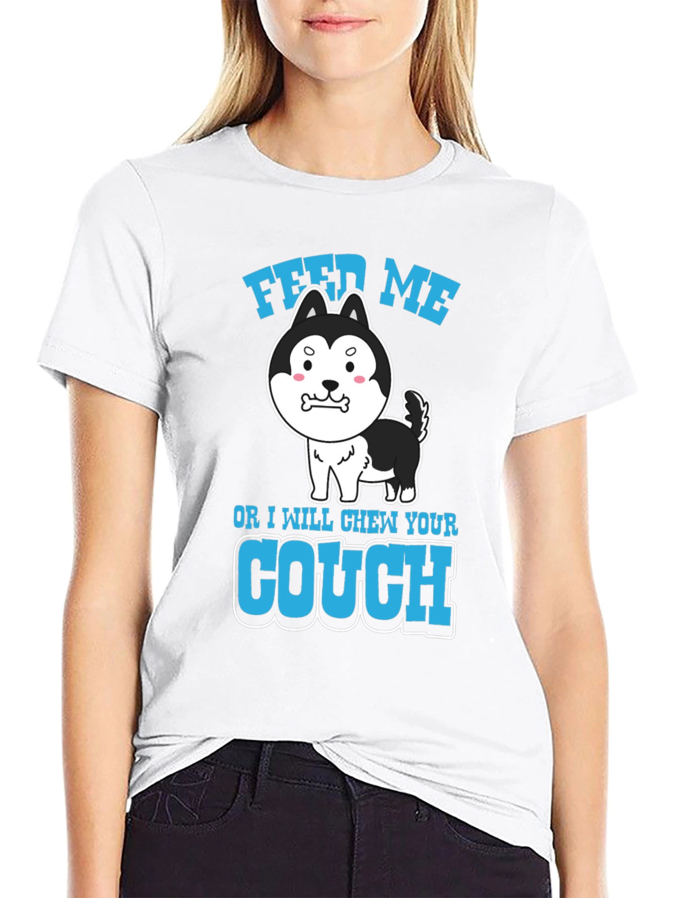 Feed Me or I Chew Your Couch T-Shirt