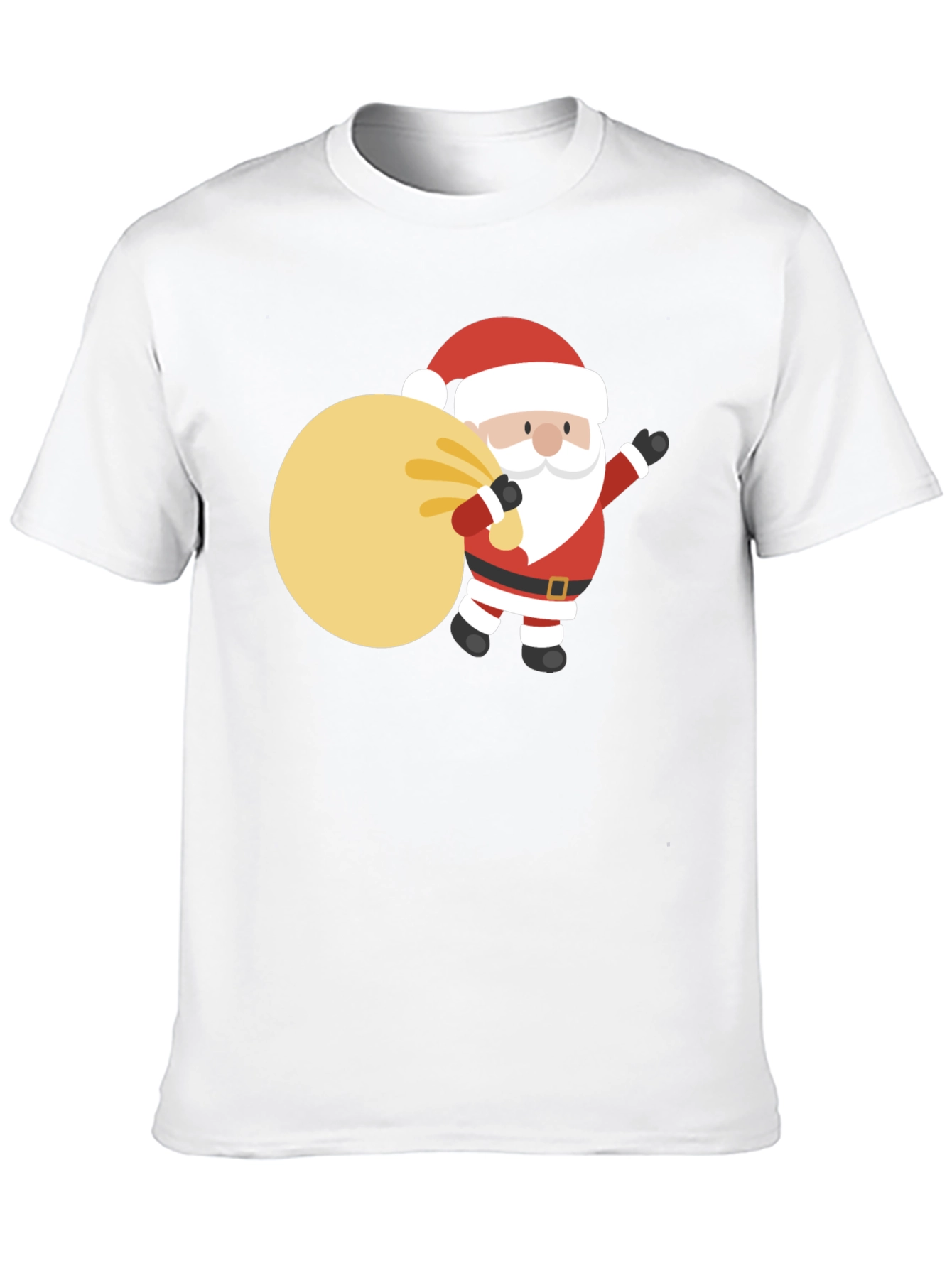 Festive Santa T-Shirt - Holiday Cheer