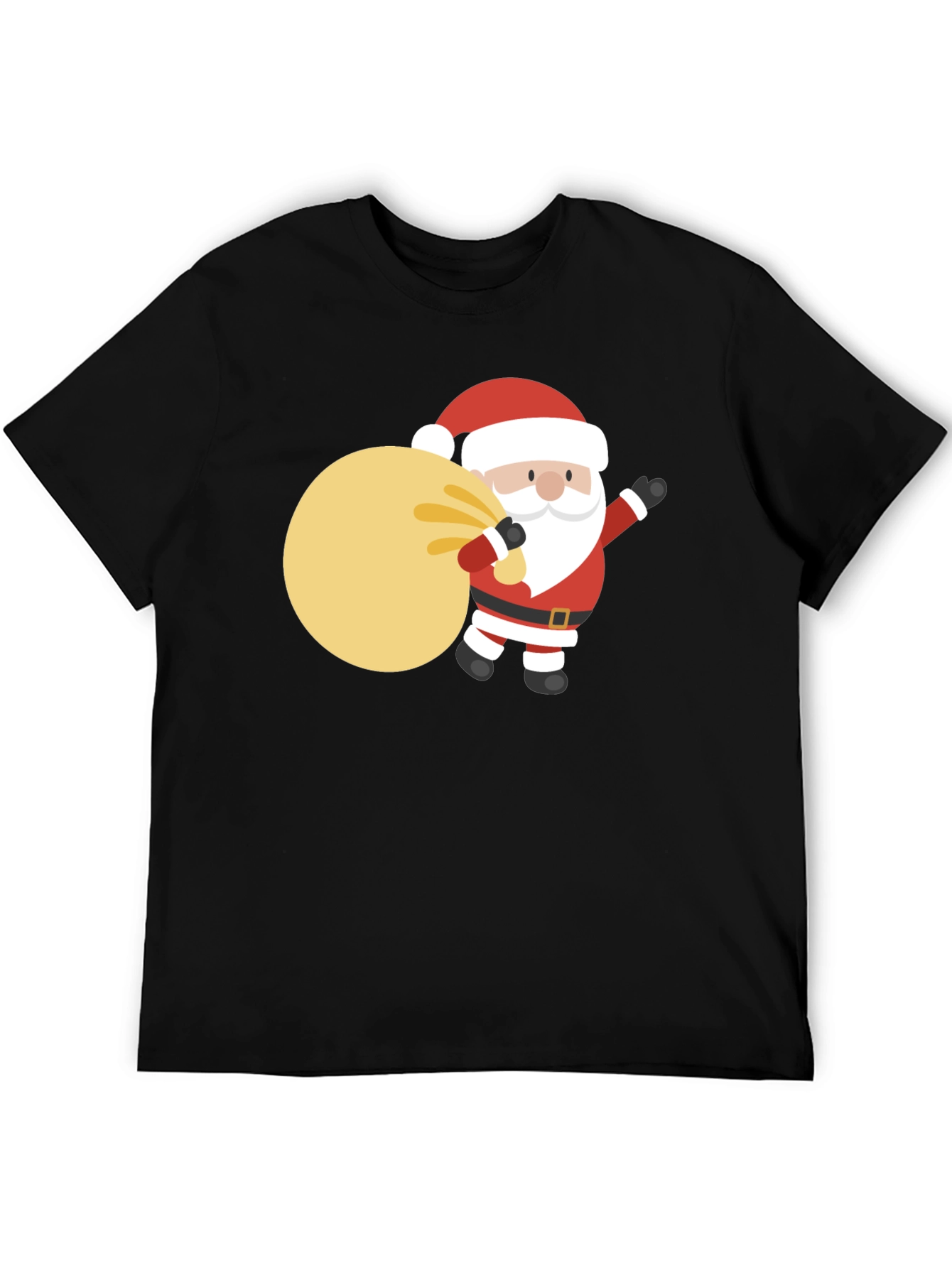 Festive Santa T-Shirt - Holiday Cheer