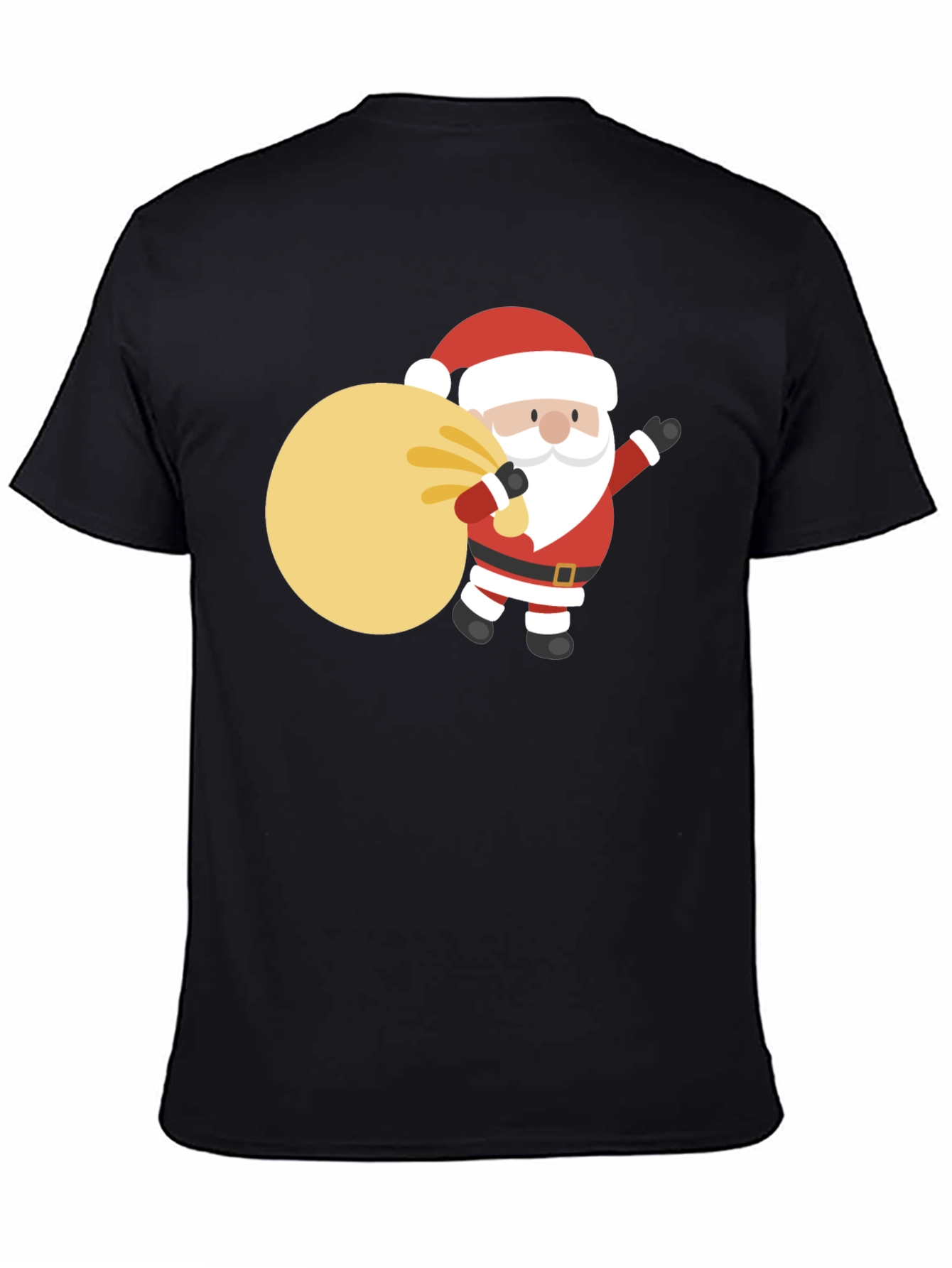 Festive Santa T-Shirt - Holiday Cheer
