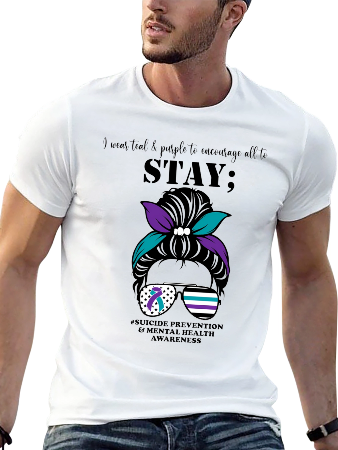 Stay Strong T-Shirt Mental Health Awareness Tee