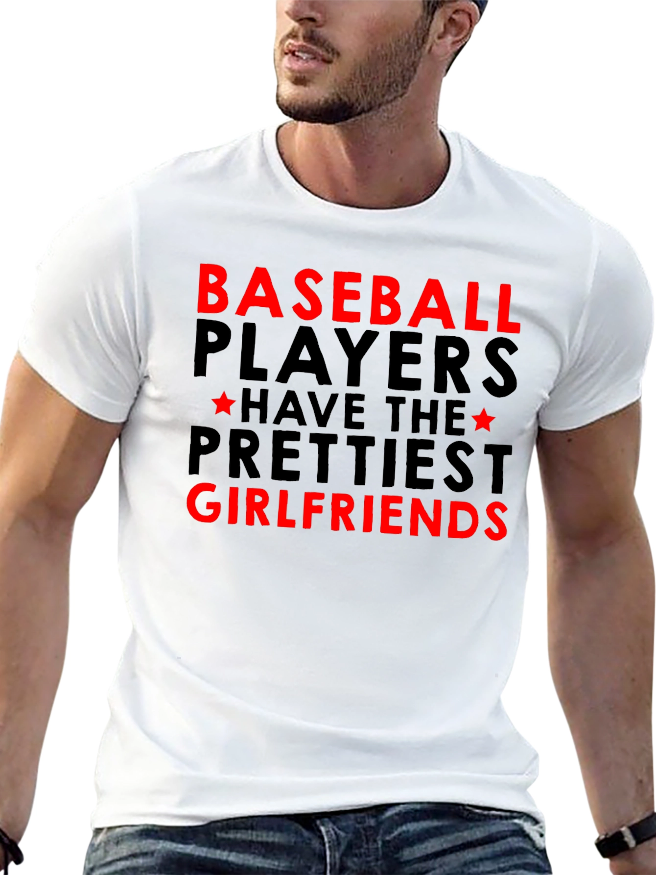 Baseball Players Prettiest Girlfriends Graphic Tee