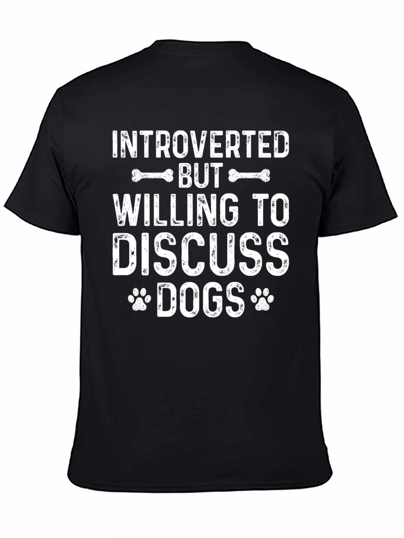 Introverted Dog Lover T-Shirt - Funny Animal Tee