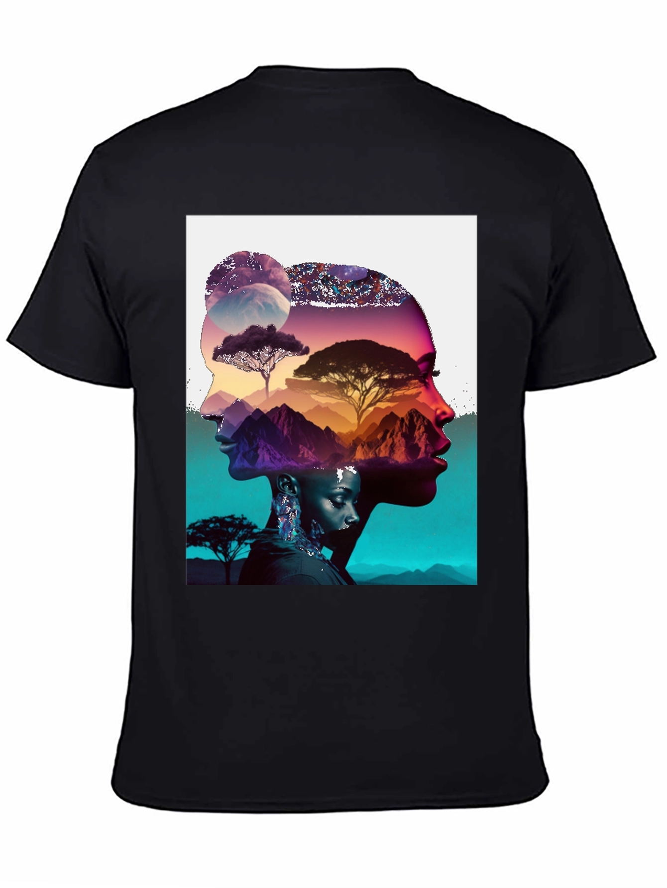 Artistic Graphic Print T-Shirt