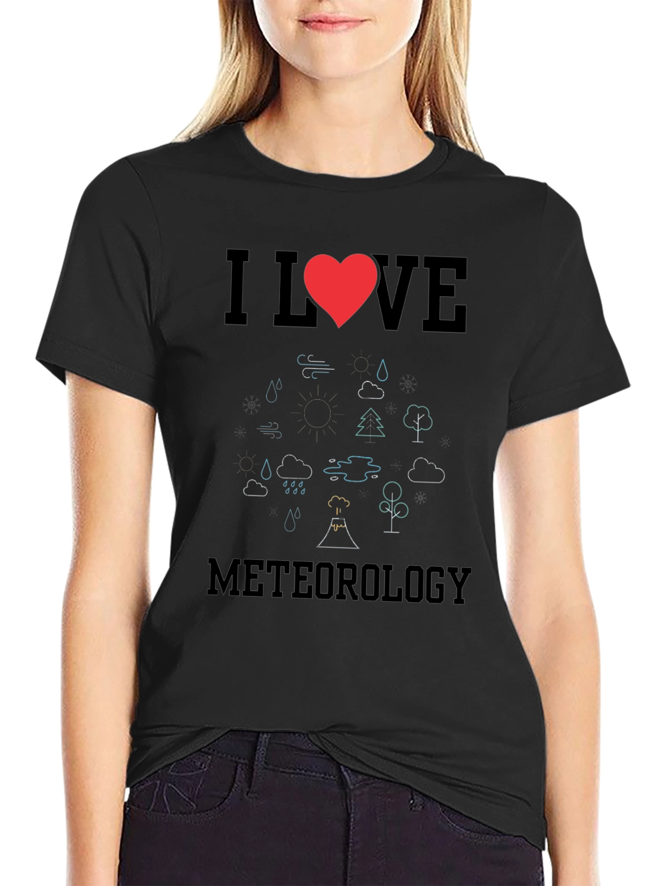 I Love Meteorology Graphic Tee