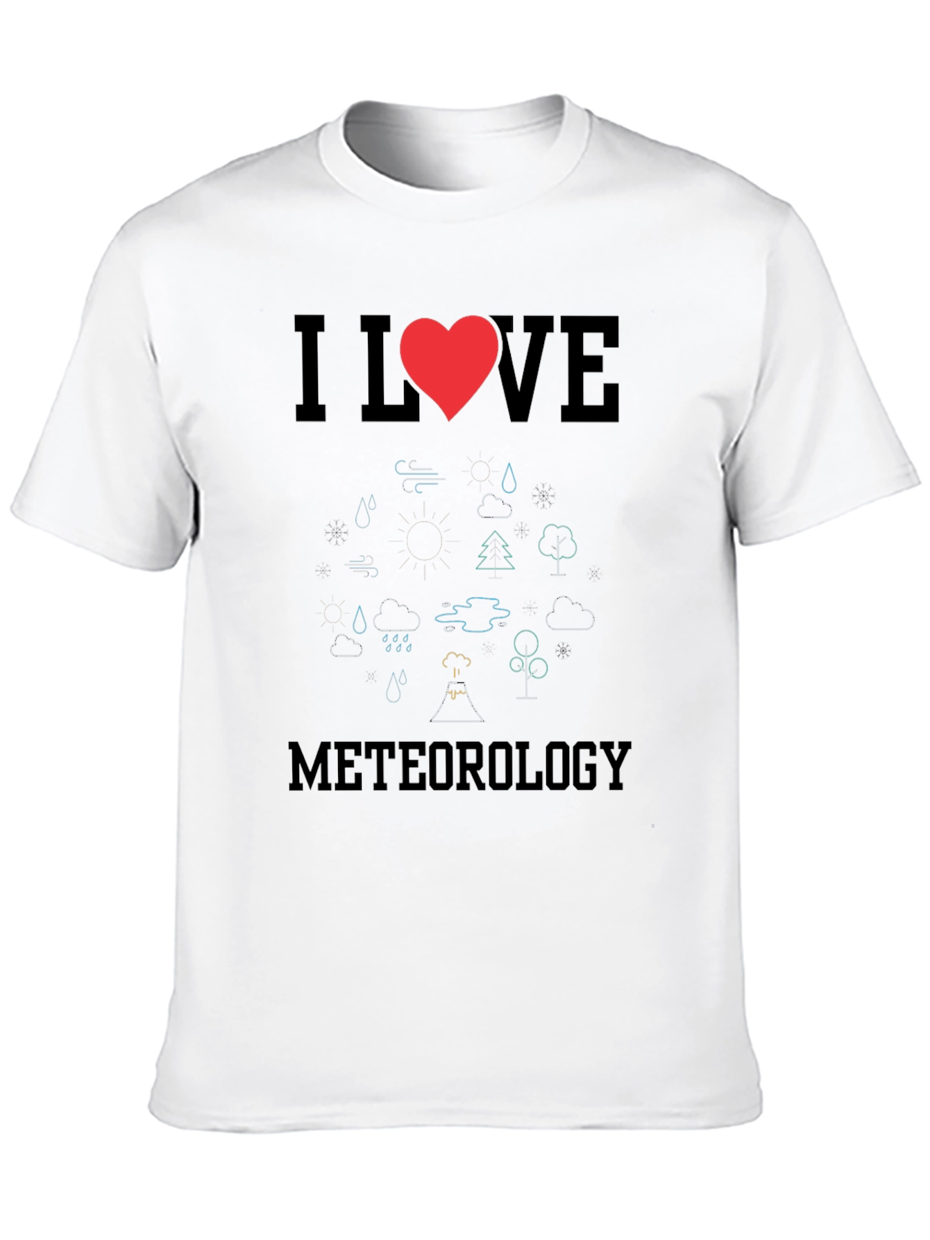 I Love Meteorology Graphic Tee