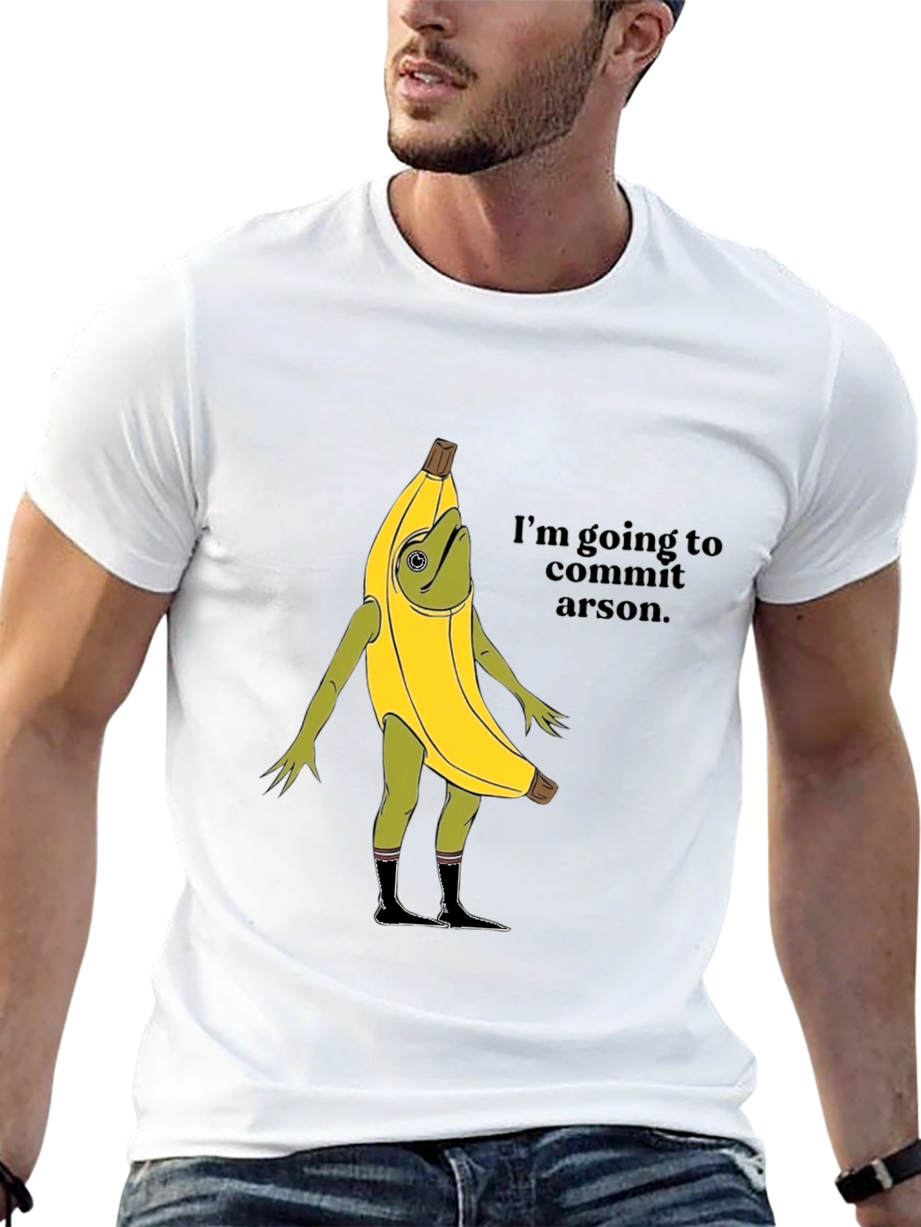 Arson Banana T-Shirt - Funny Graphic Tee