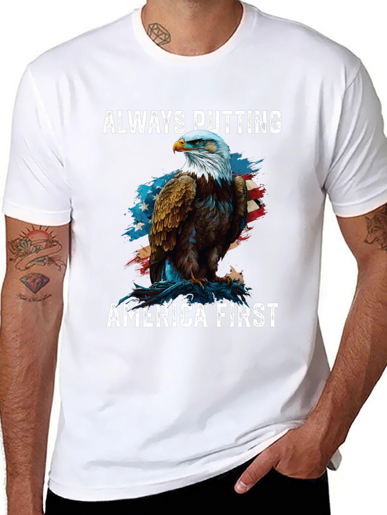 America First Eagle Graphic Tee