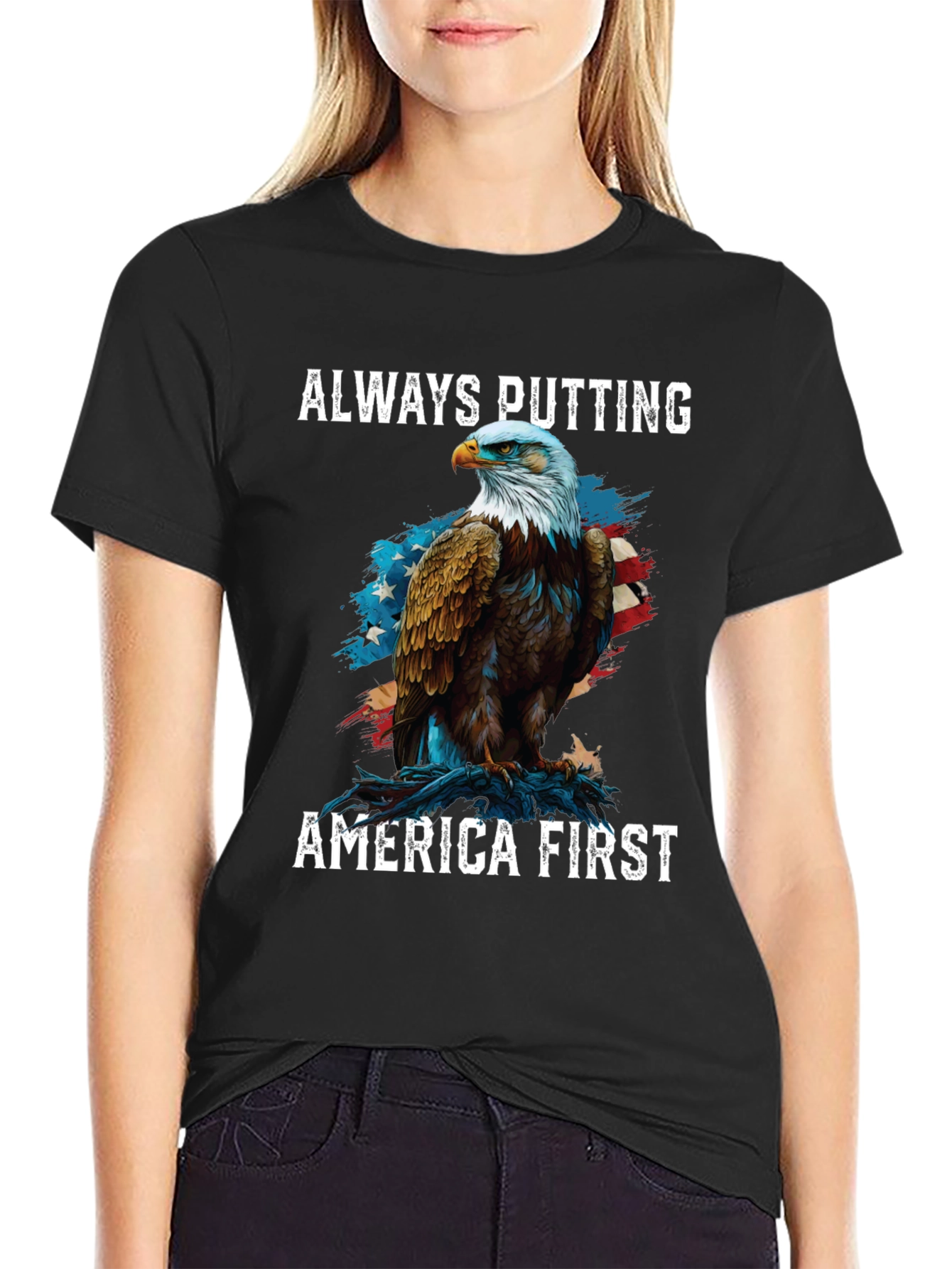 America First Eagle Graphic Tee