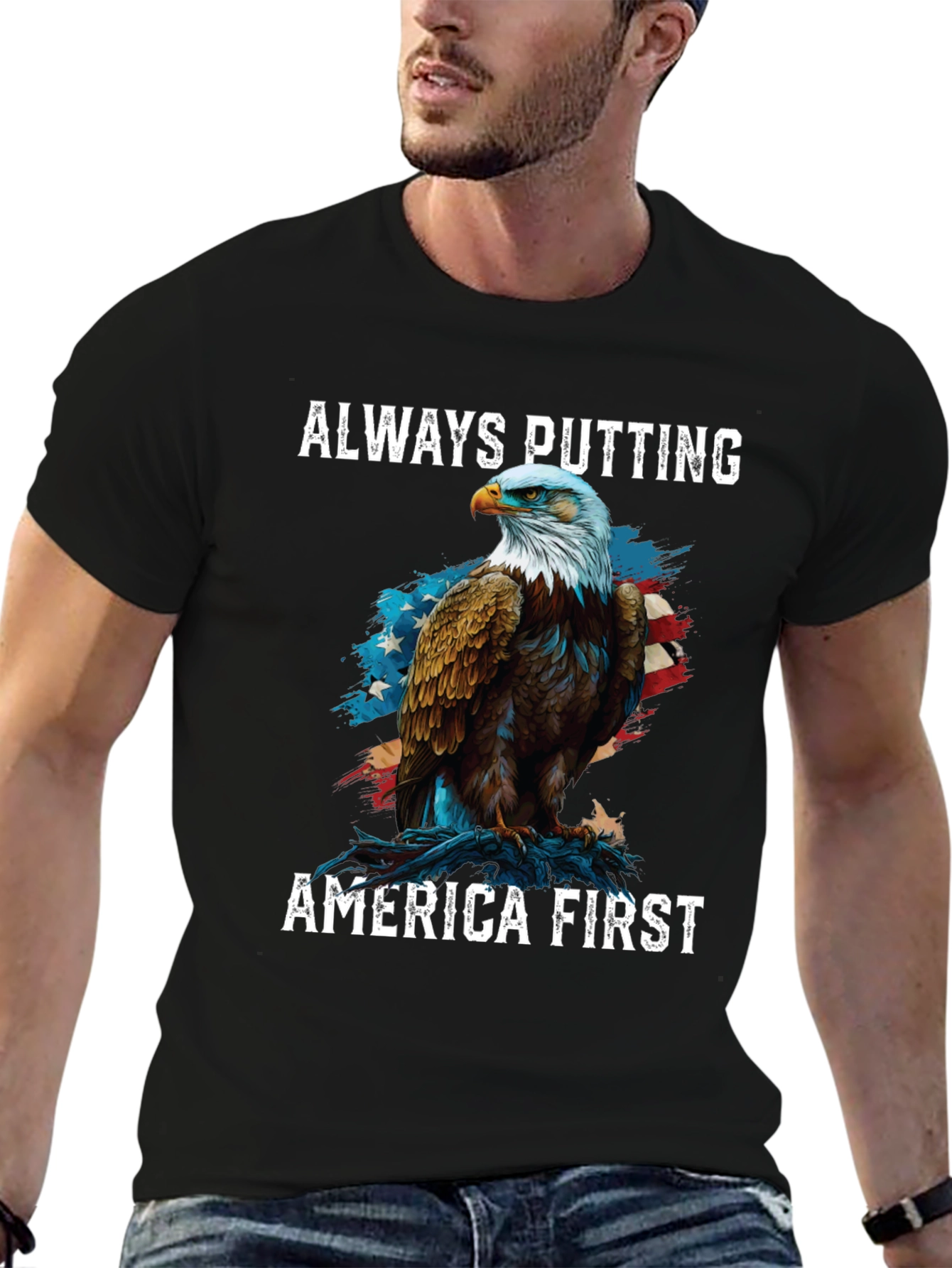 America First Eagle Graphic Tee