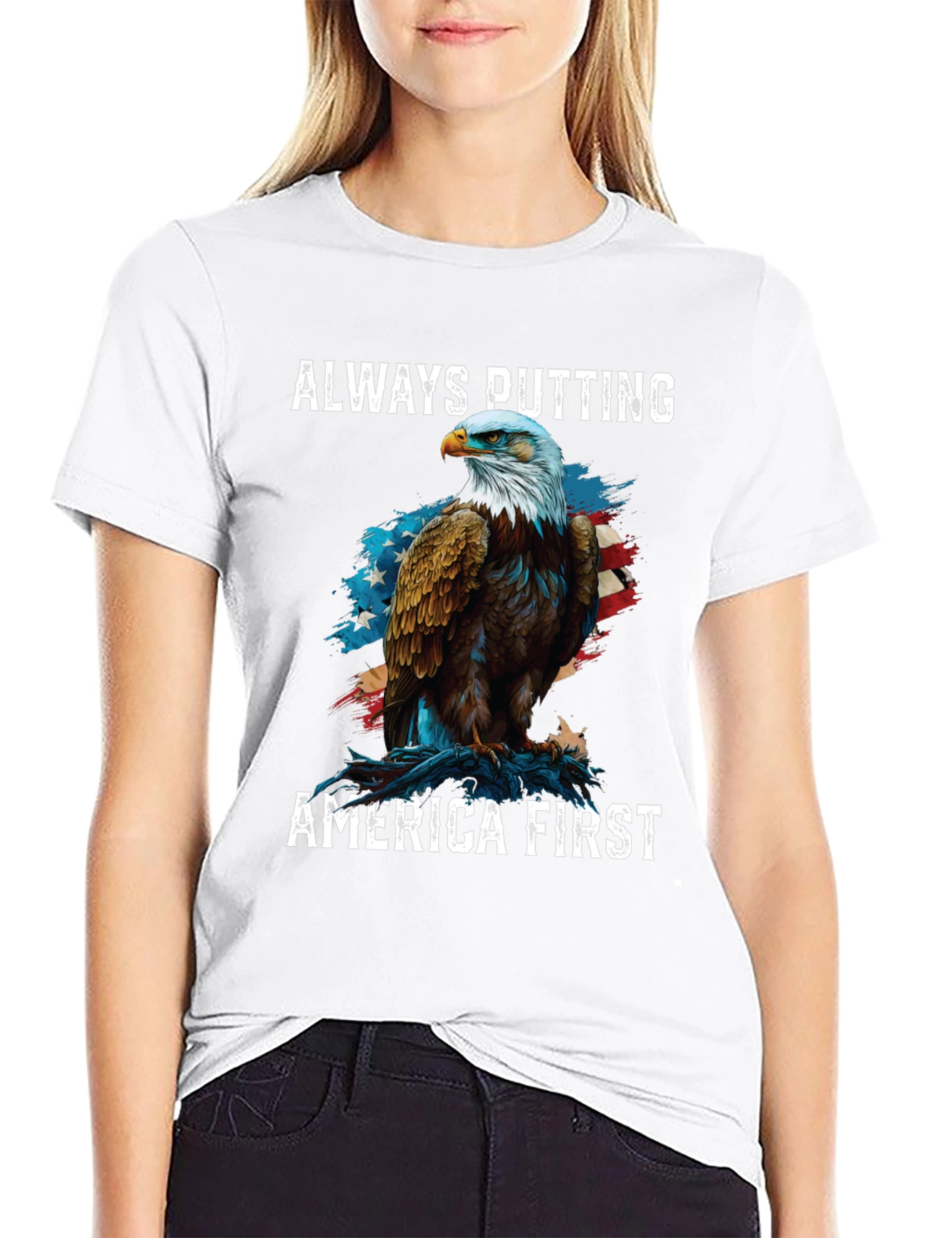 America First Eagle Graphic Tee