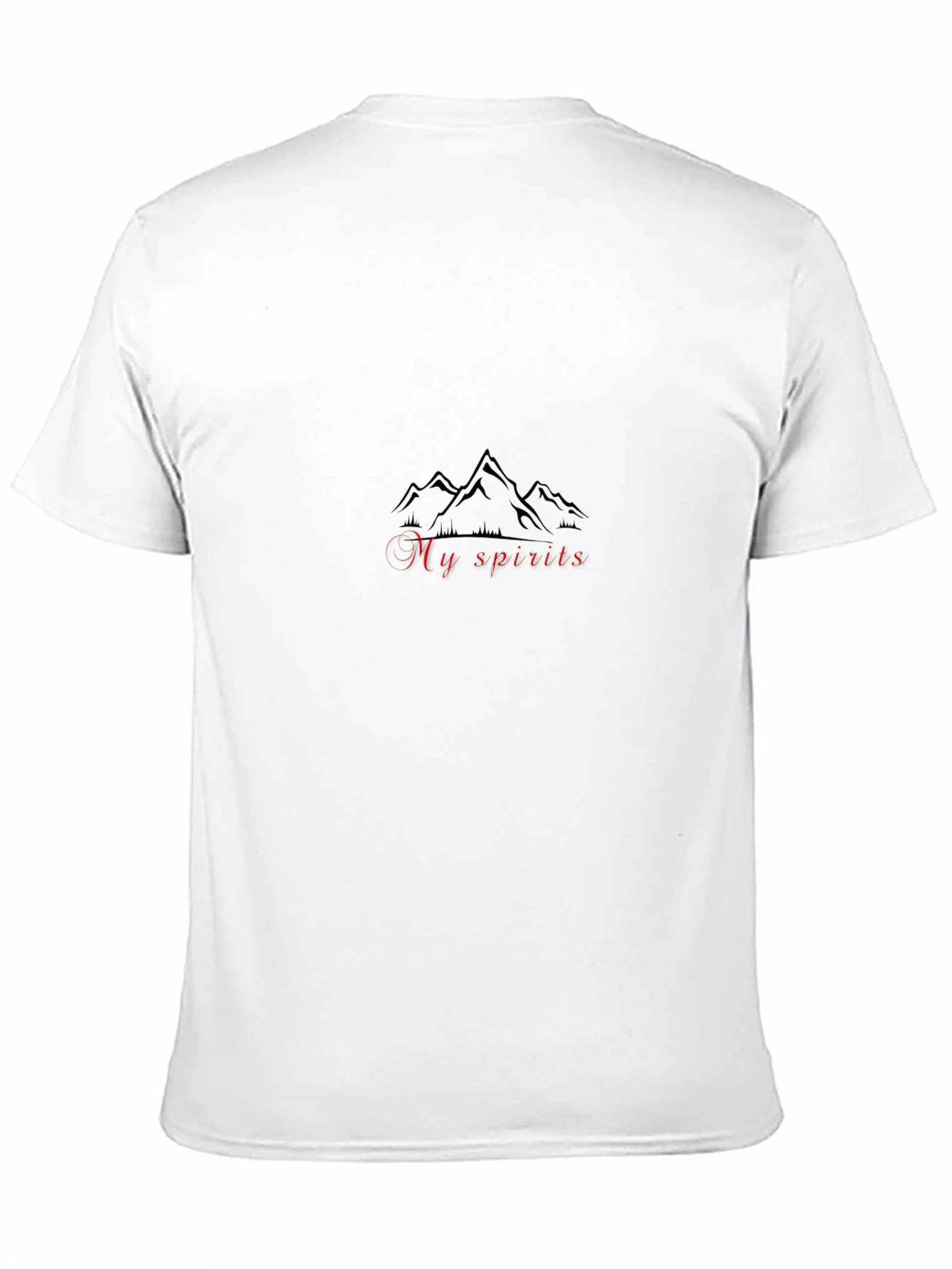 Mens My Spirits Mountain Graphic T-Shirt