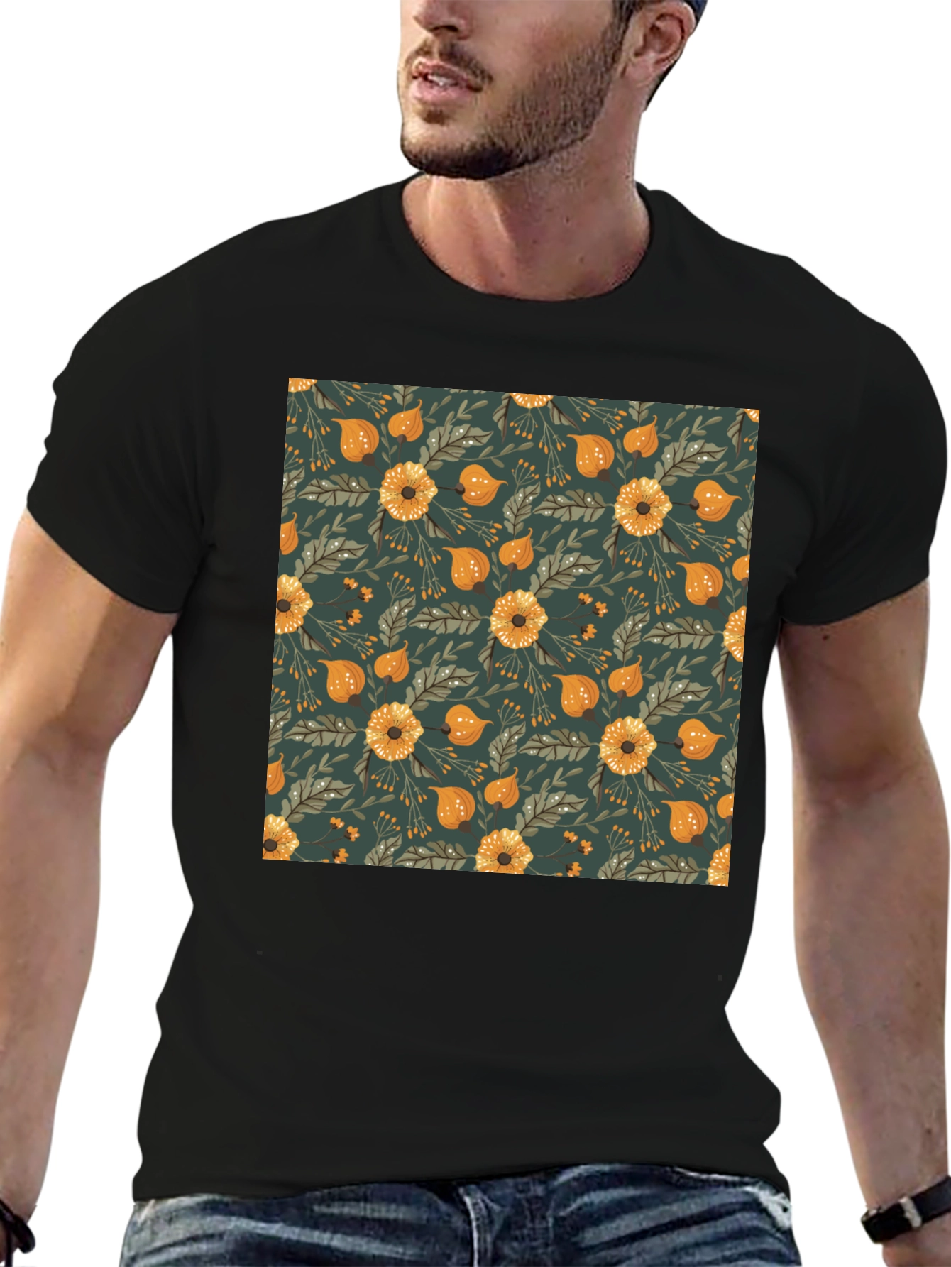 Floral Patterned T-Shirt