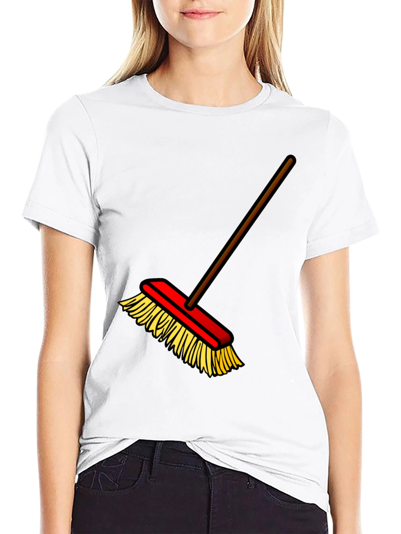 Broom Graphic T-Shirt - Clean Style