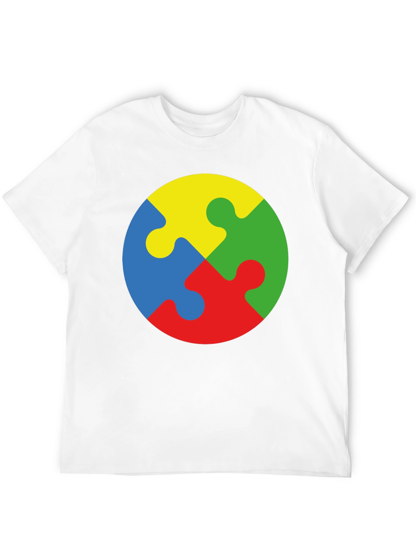 Autism Awareness Puzzle Piece Graphic T-Shirt