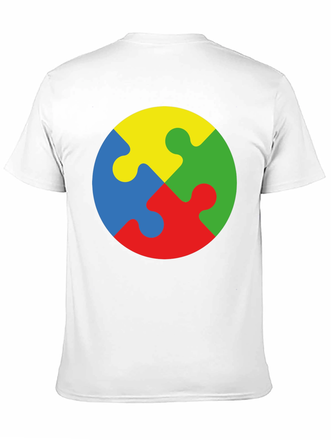 Autism Awareness Puzzle Piece Graphic T-Shirt
